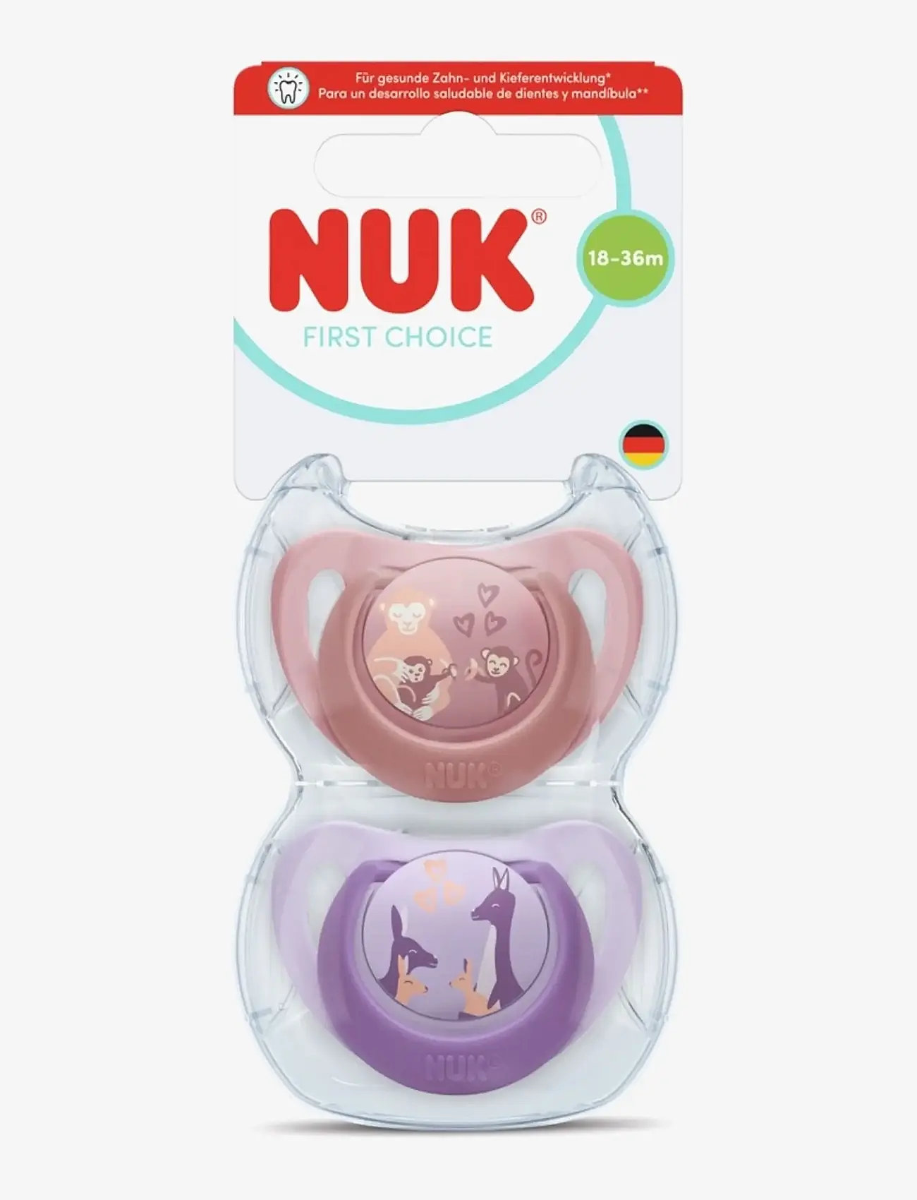 NUK - First Choice Monkey/Kangaroo, size 18-36 months - sutter - monkey/kangaroo - 0