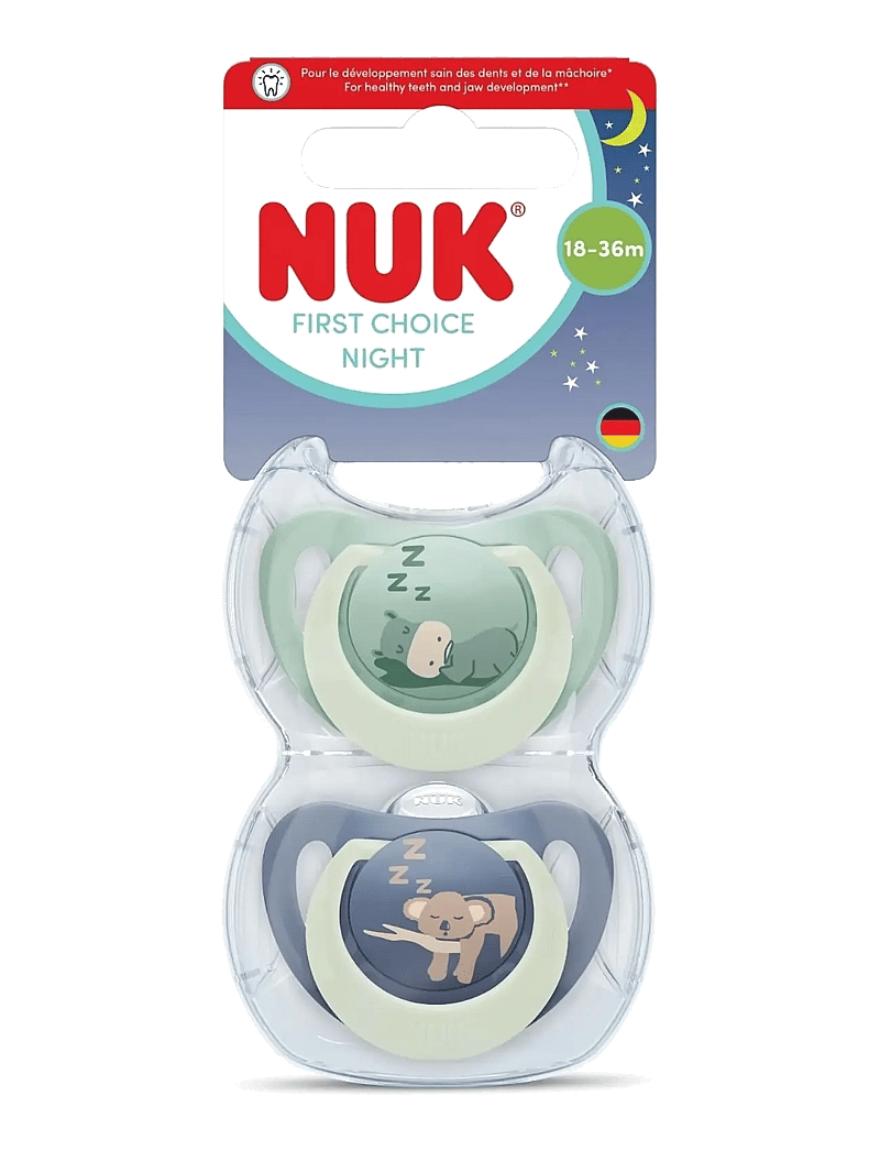 NUK - First Choice Night Hippo/Koala, size 18-36 months - schnuller - hippo/koala - 0