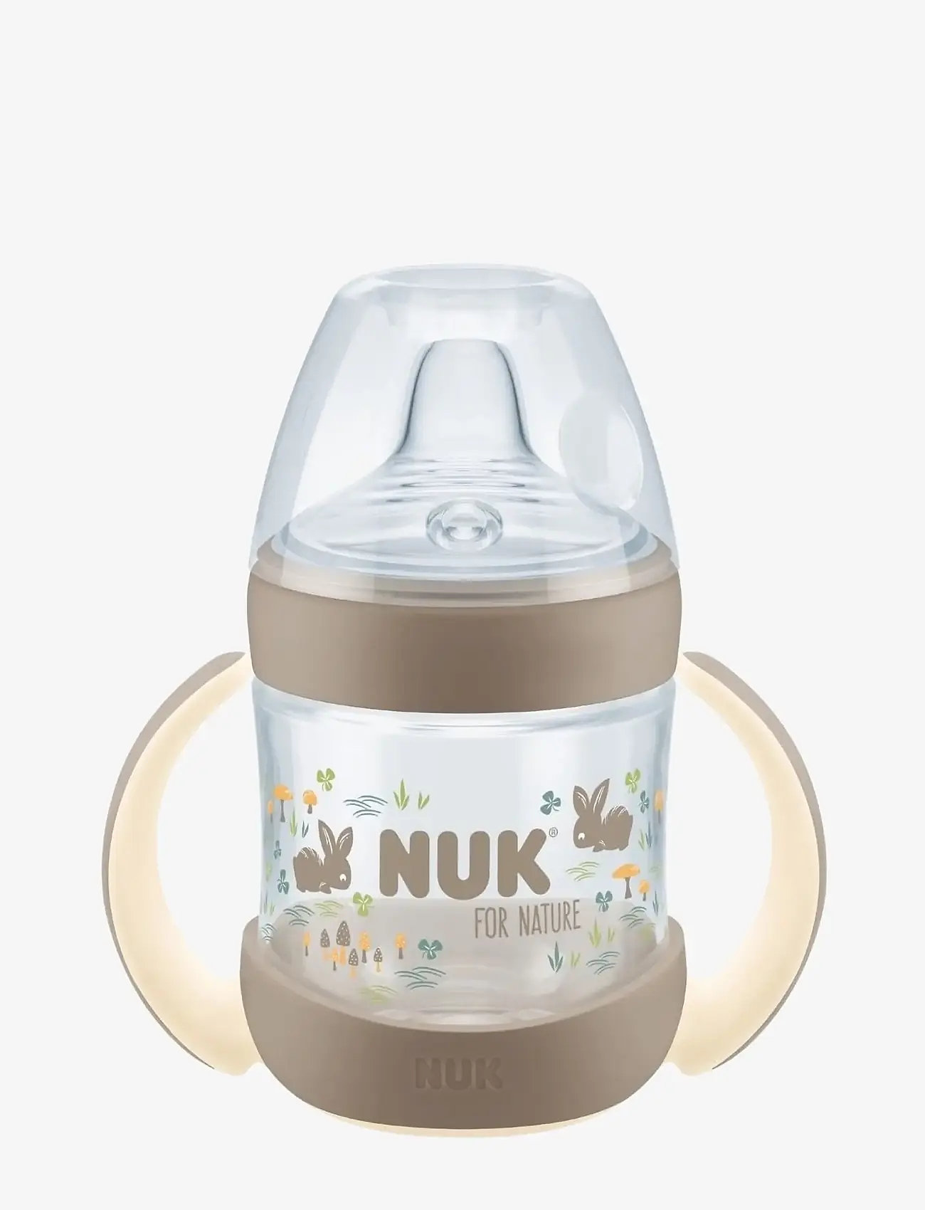 NUK - NUK for Nature Learner Bottle 150 ml, Creme - creme - 0