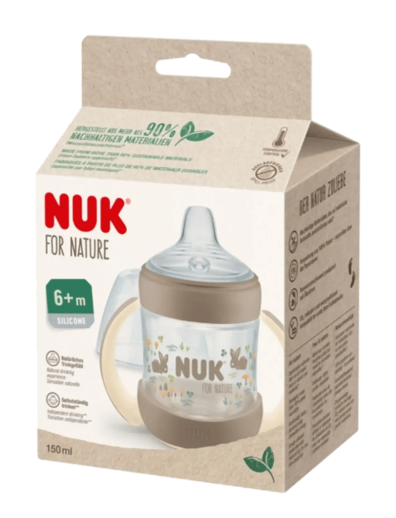 NUK - NUK for Nature Learner Bottle 150 ml, Creme - creme - 1