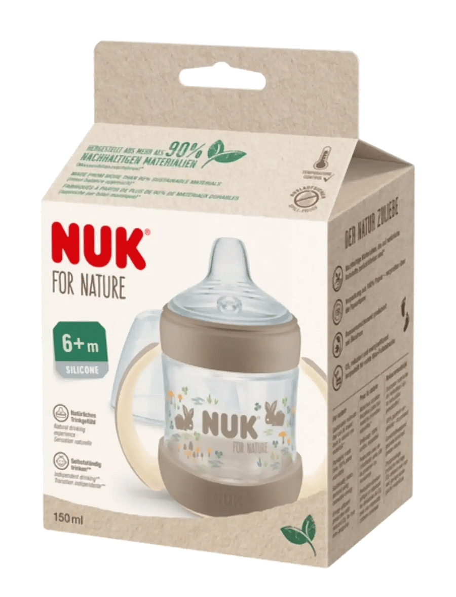 NUK - NUK for Nature Learner Bottle 150 ml, Creme - pipmuggar - creme - 1