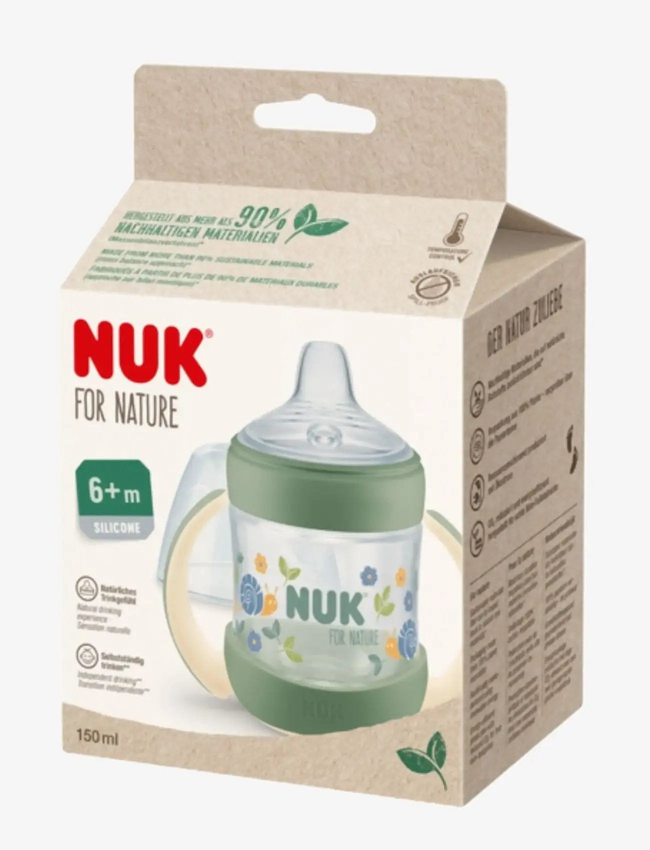 NUK - NUK for Nature Learner Bottle 150 ml, Green - green - 1