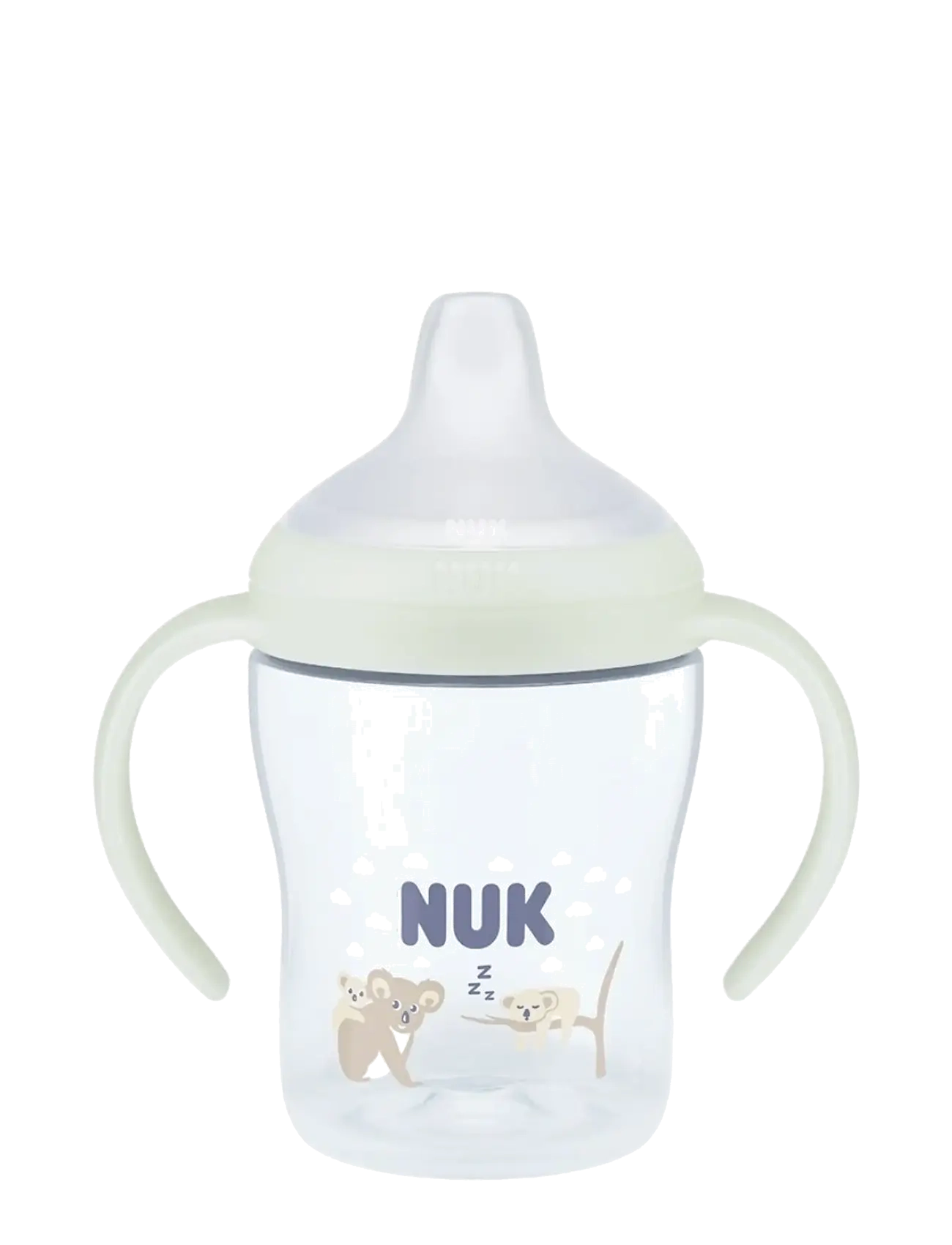 NUK Perfect Match Learner Bottle Night 150 Ml, Koala, Børn, Drikkeflaske Med Blød Tud Og Håndtag, Beige, Str: 150 ML