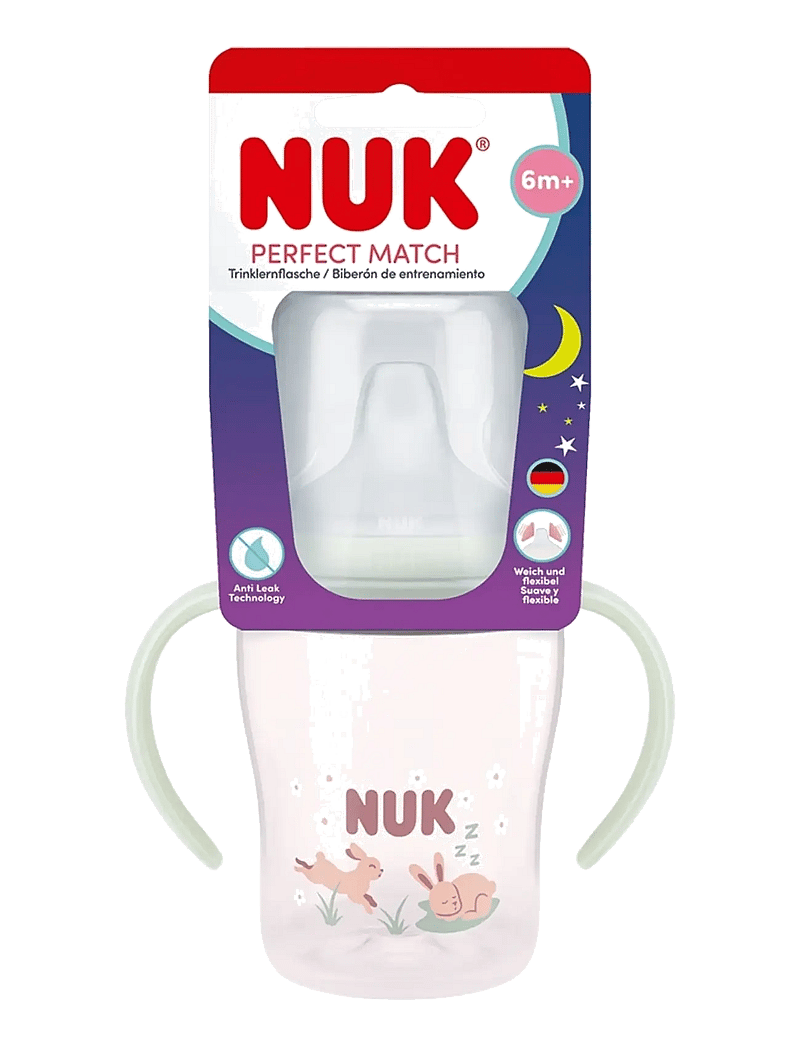 NUK - Perfect Match Learner Bottle Night 150 ml, Bunny - bunny - 1