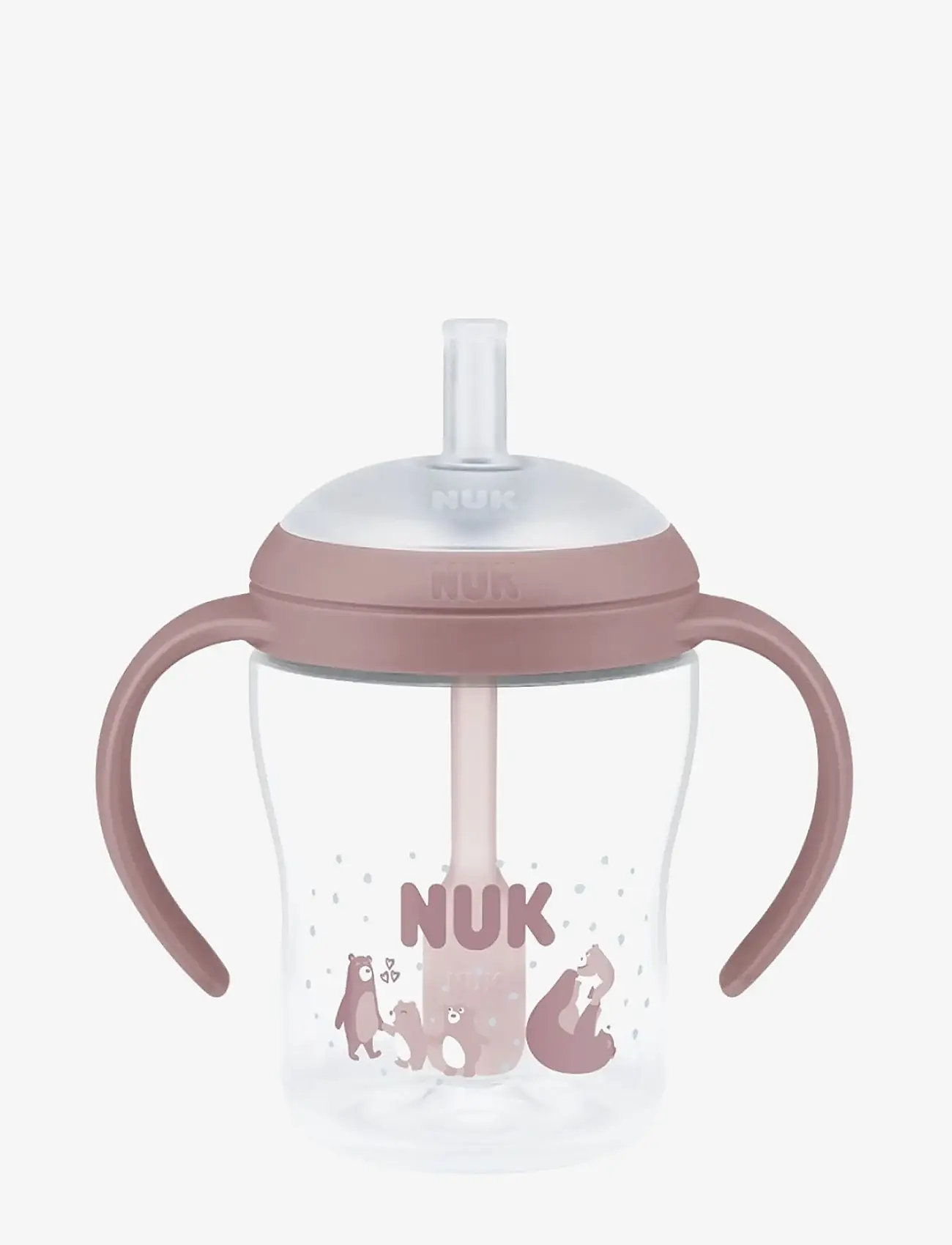 NUK - Perfect Match Learner Bottle Straw 150 ml, Bear - tudkopper - bear - 0