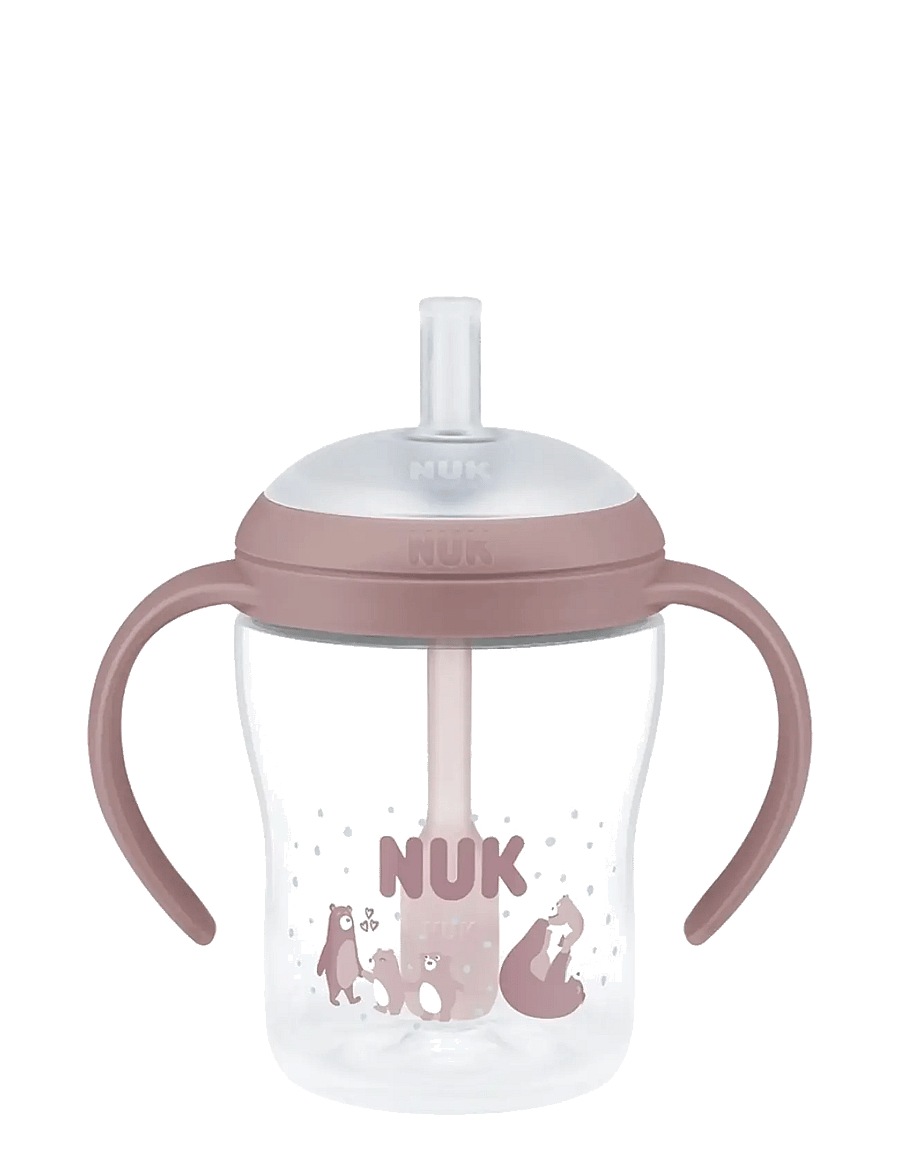 NUK - Perfect Match Learner Bottle Straw 150 ml, Bear - pipmuggar - bear - 0