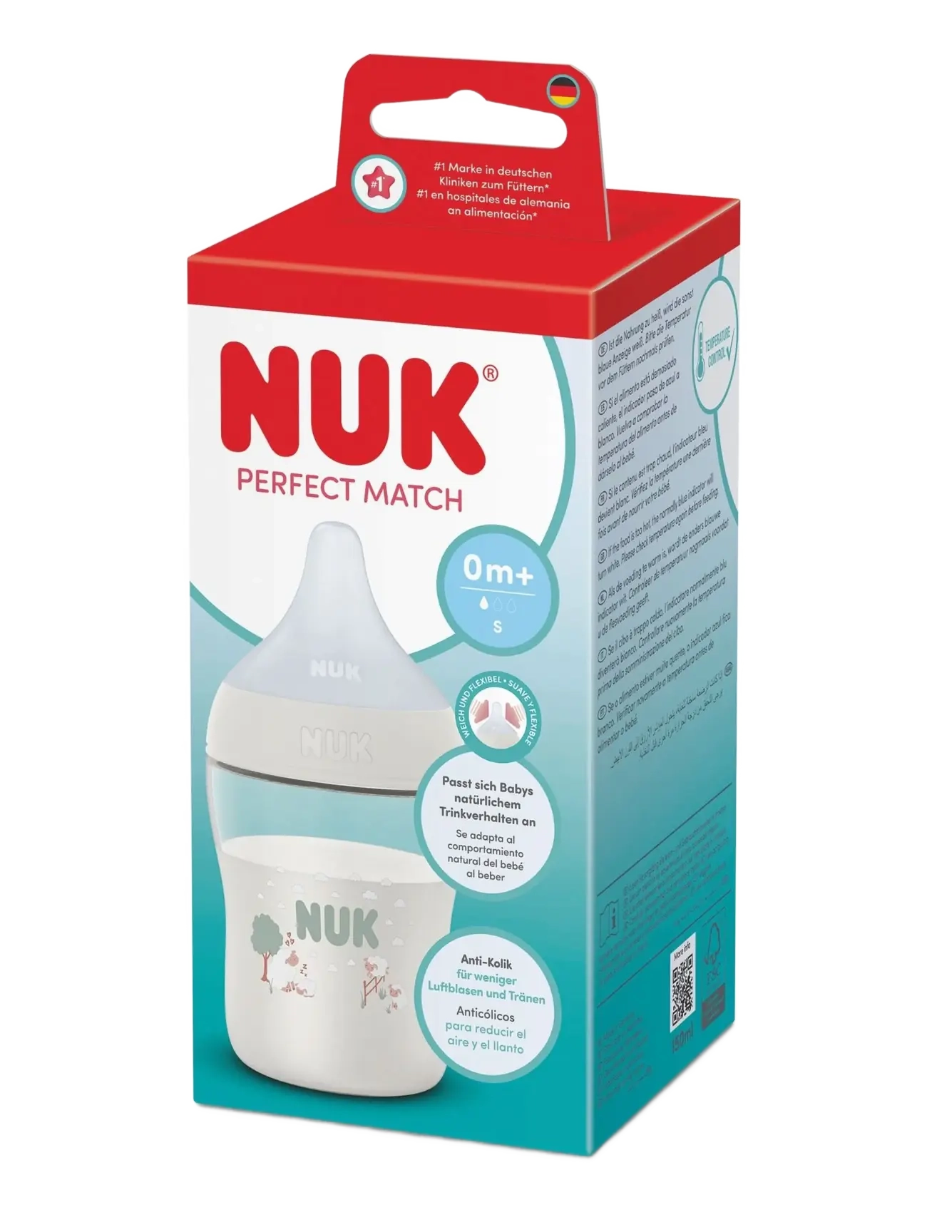 NUK - Perfect Match bottle 150 ml, Sheep - baby bottles - sheep - 1