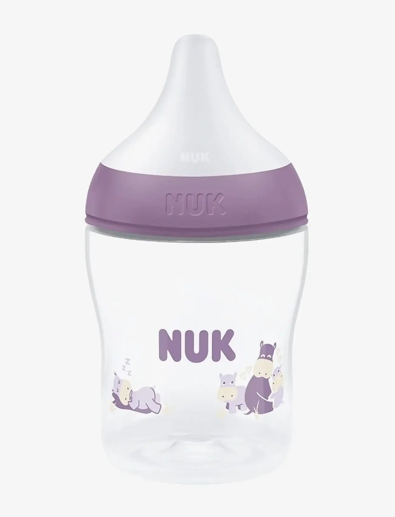 NUK - Perfect Match bottle 150 ml, Hippo - beebipudelid - hippo - 0