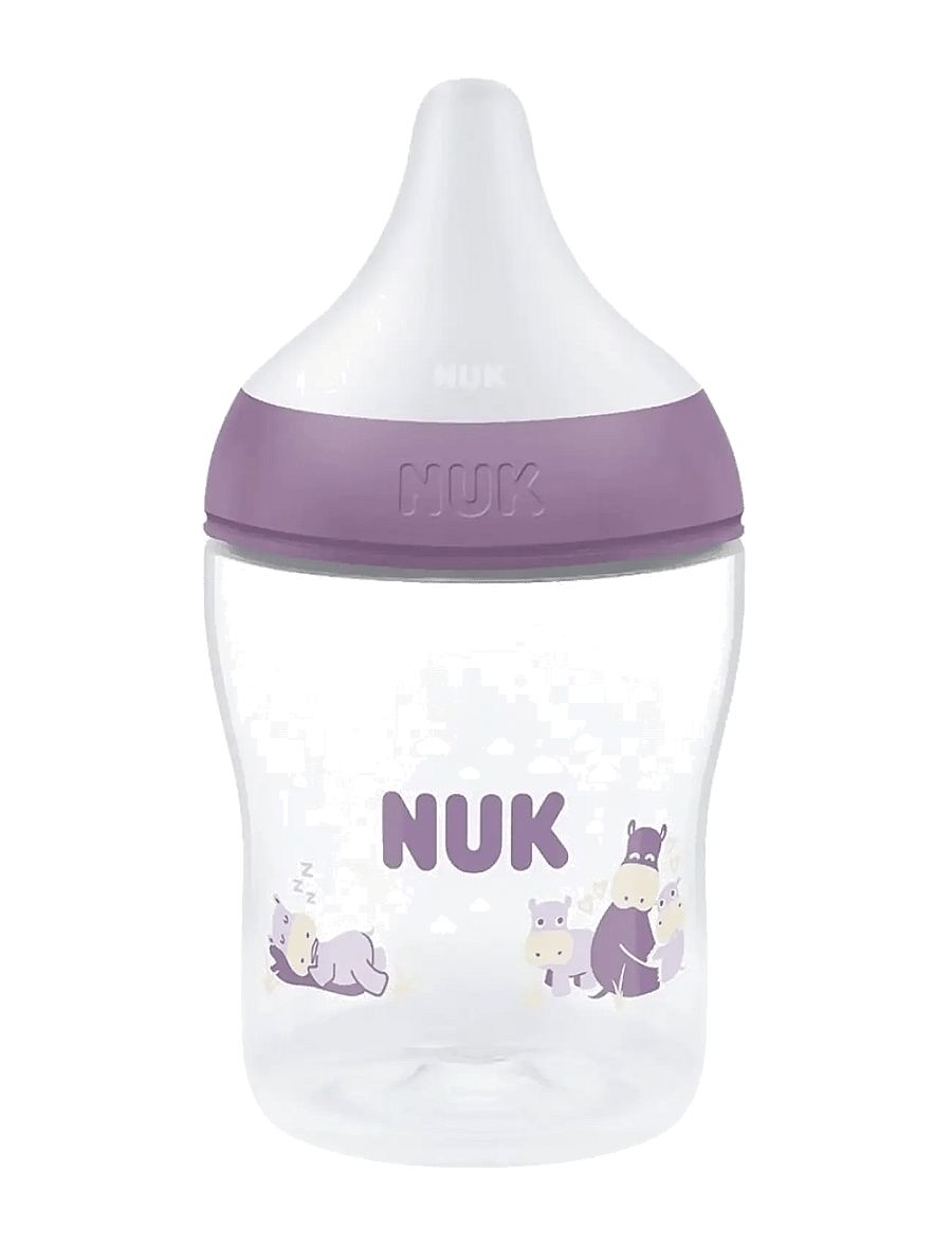 NUK - Perfect Match bottle 150 ml, Hippo - sutteflasker - hippo - 0