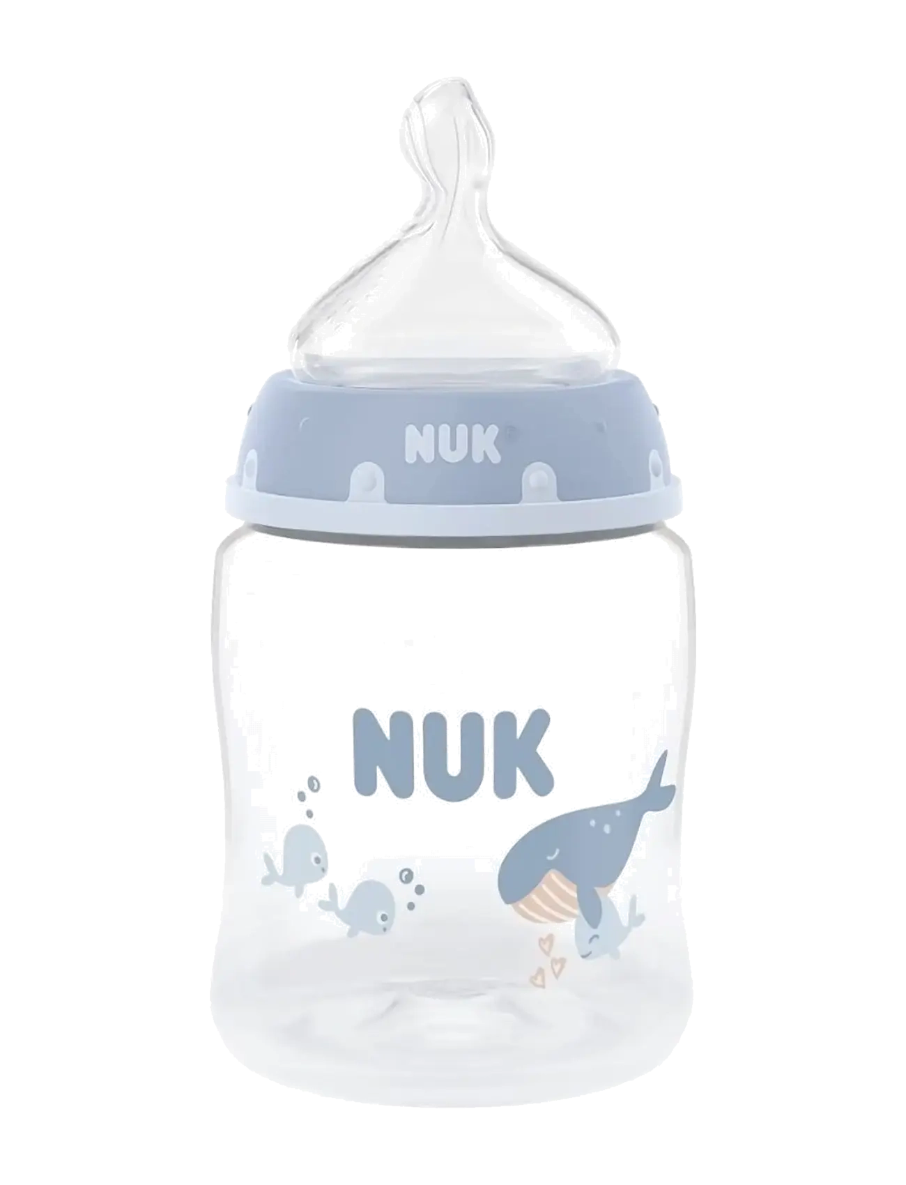 NUK First Choice Bottle 150 Ml, Whale, ml, Baby Bottles & Accessories, Blau - Bottles, Kinder