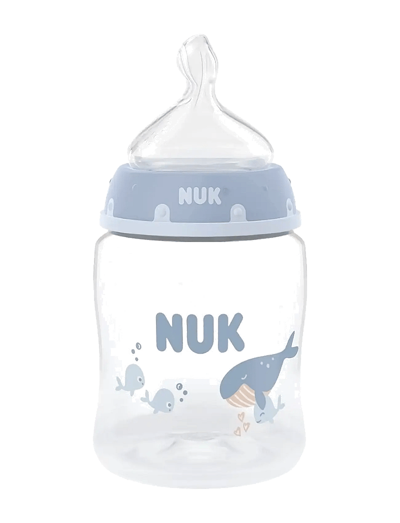 NUK - First Choice bottle 150 ml, Whale - beebipudelid - whale - 0