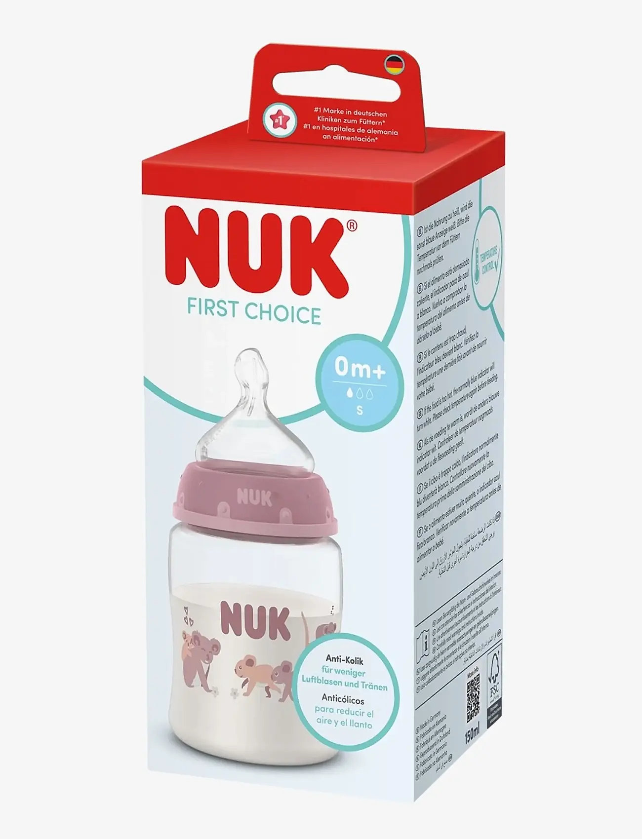NUK - First Choice bottle 150 ml, Koala - sutteflasker - koala - 1