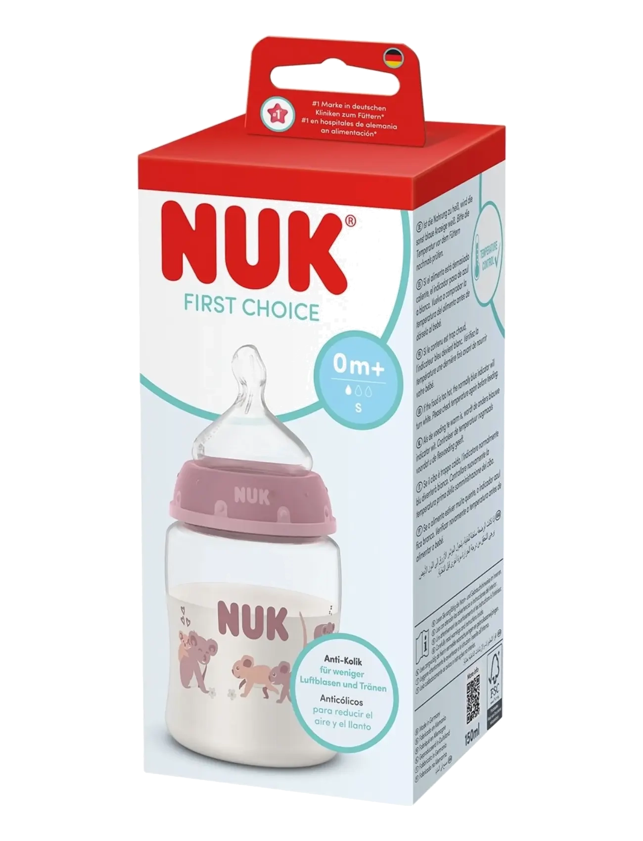 NUK - First Choice bottle 150 ml, Koala - baby bottles - koala - 1
