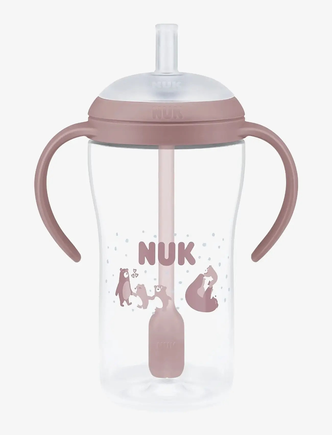 NUK - Perfect Match Learner Bottle Straw 260 ml, Bear - tudkopper - bear - 0