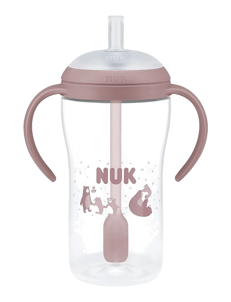 NUK - Perfect Match Learner Bottle Straw 260 ml, Bear - tudkopper - bear - 0