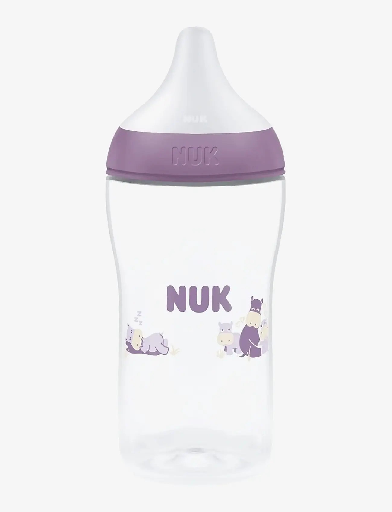 NUK - Perfect Match bottle 260 ml, Hippo - baby bottles - hippo - 0