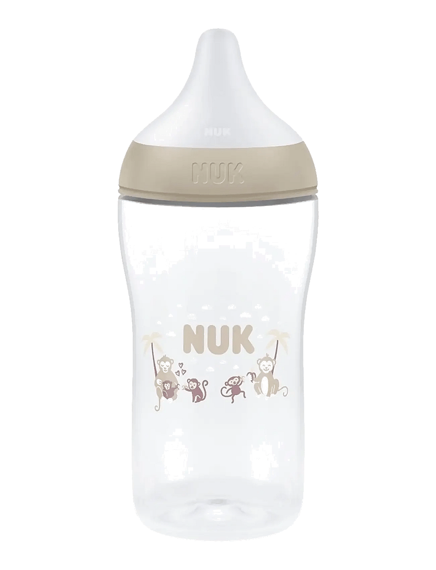 NUK - Perfect Match bottle 260 ml, Monkey - sutteflasker - monkey - 0