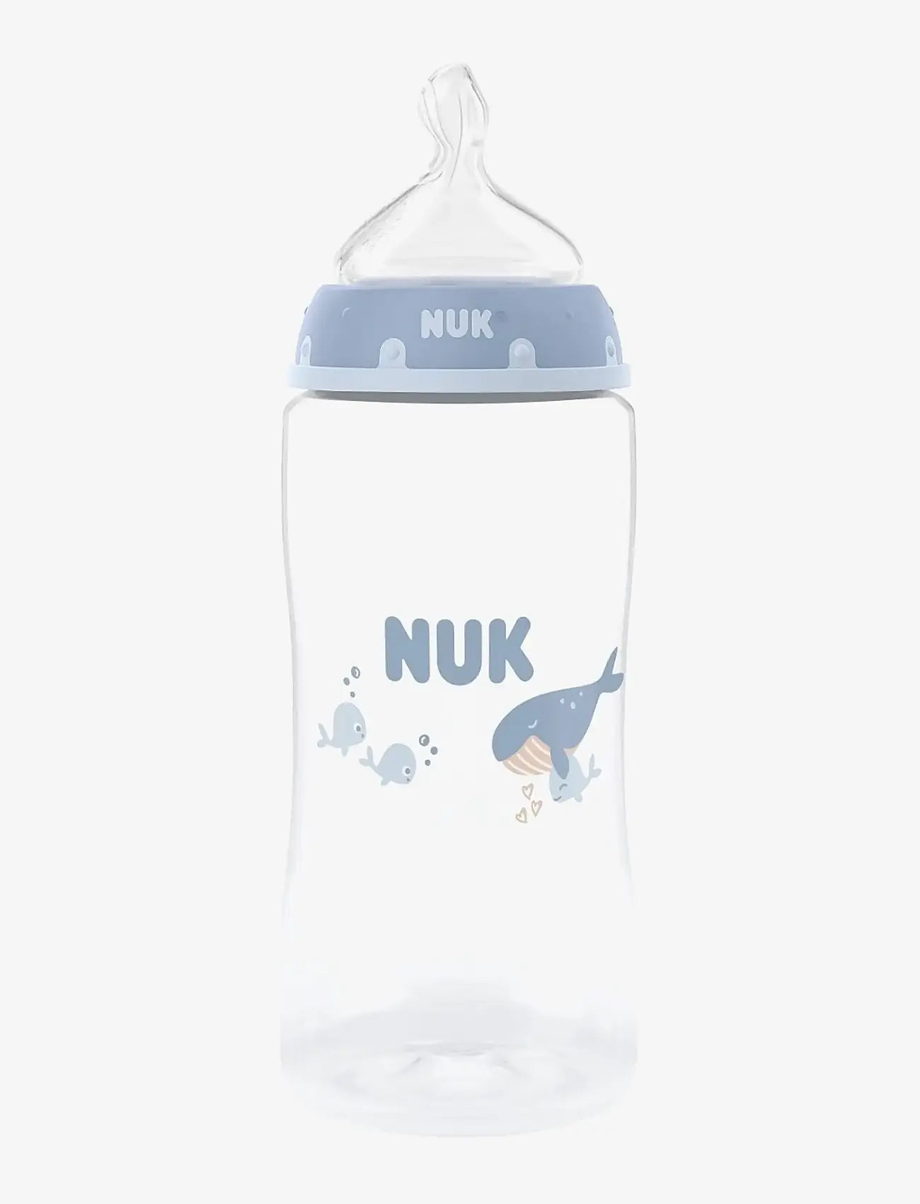 NUK - First Choice bottle 300 ml, Whale - sutteflasker - whale - 0