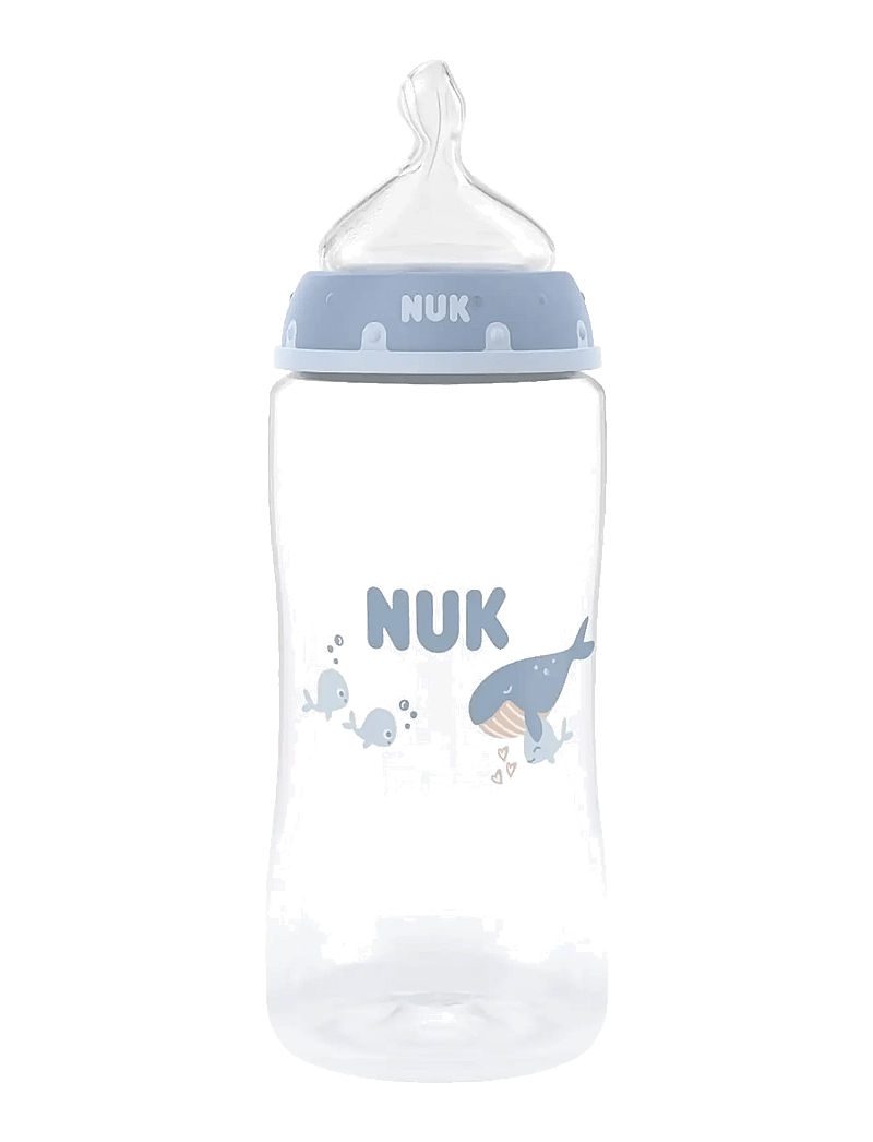NUK - First Choice bottle 300 ml, Whale - sutteflasker - whale - 0