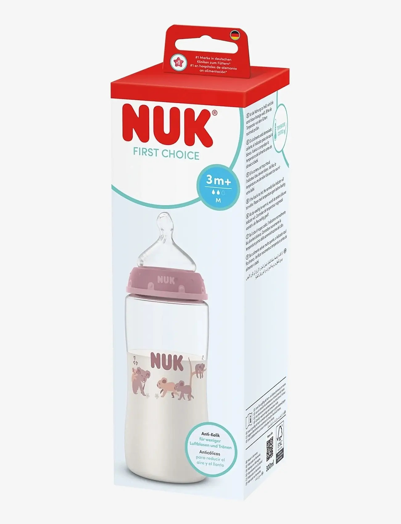 NUK - First Choice bottle 300 ml, Koala - beebipudelid - koala - 1