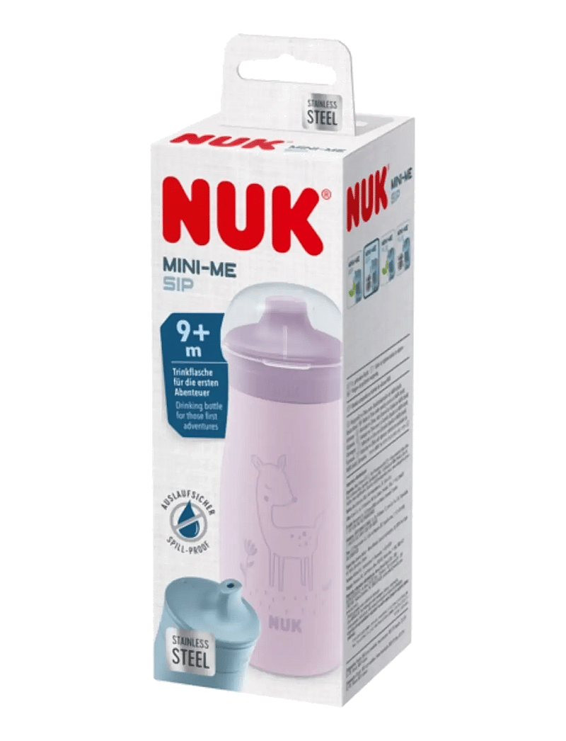 NUK - Mini-Me Sip Steel 300 ml, Deer - tudkopper - deer - 1