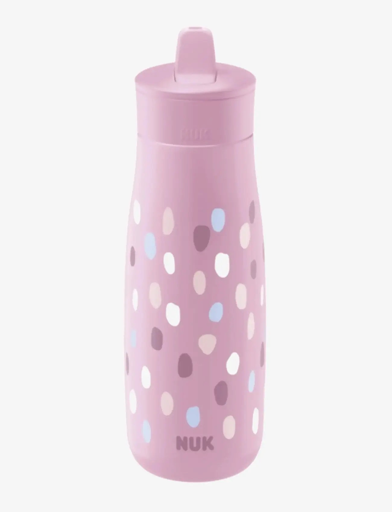 NUK - Mini-Me Flip 450 ml, Purple Dots - tudkopper - purple dots - 0