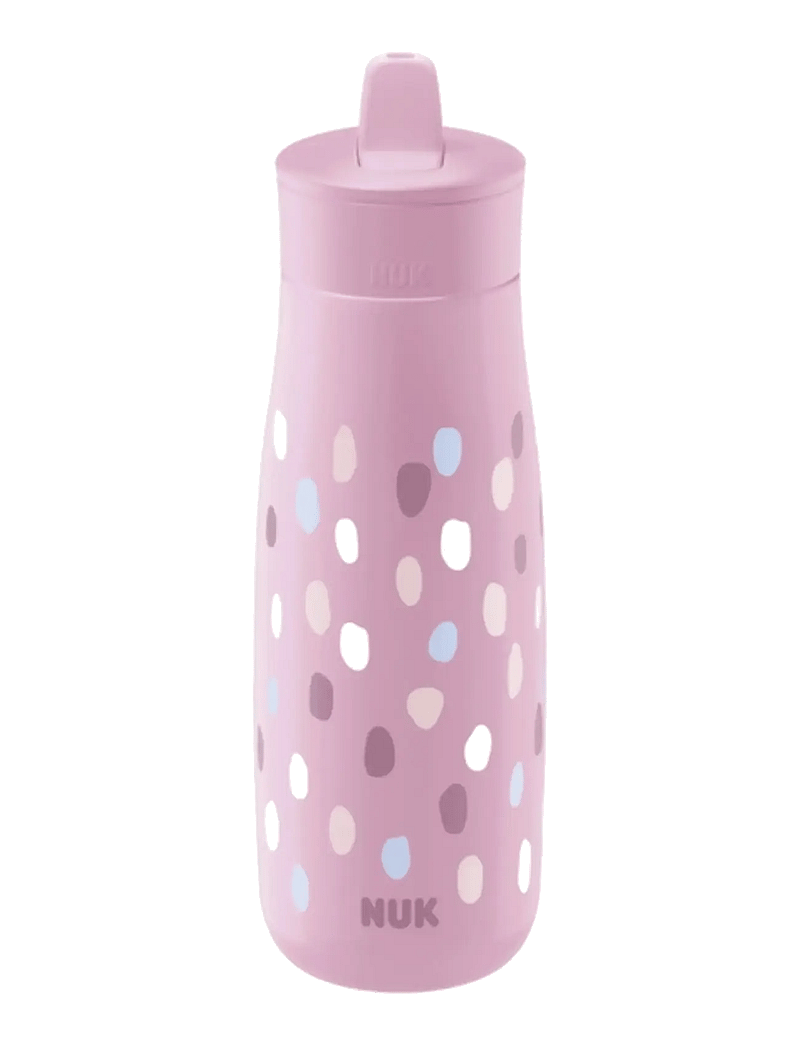 NUK - Mini-Me Flip 450 ml, Purple Dots - tudkopper - purple dots - 0