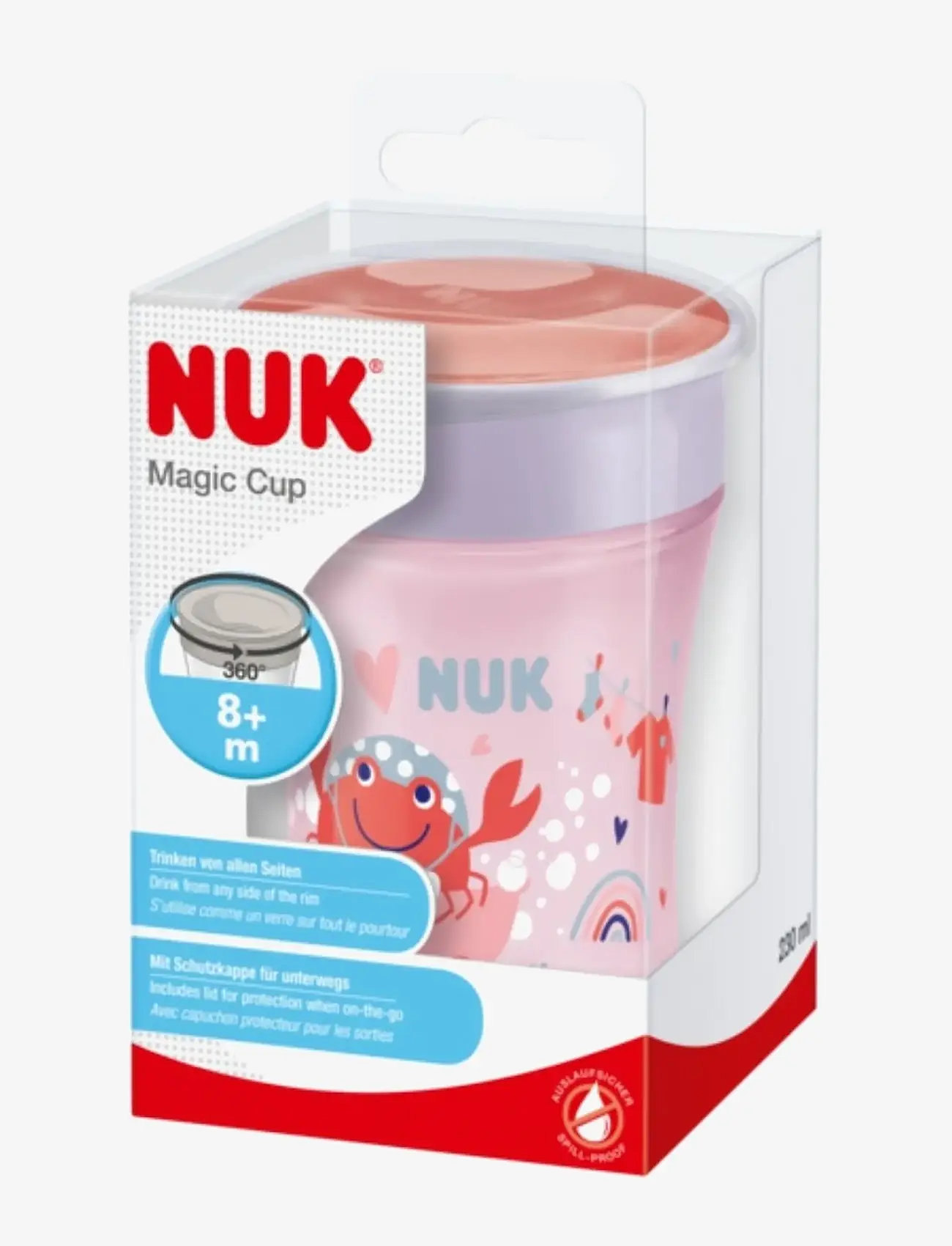 NUK - Evolution Magic Cup, Red - tudkopper - red - 1