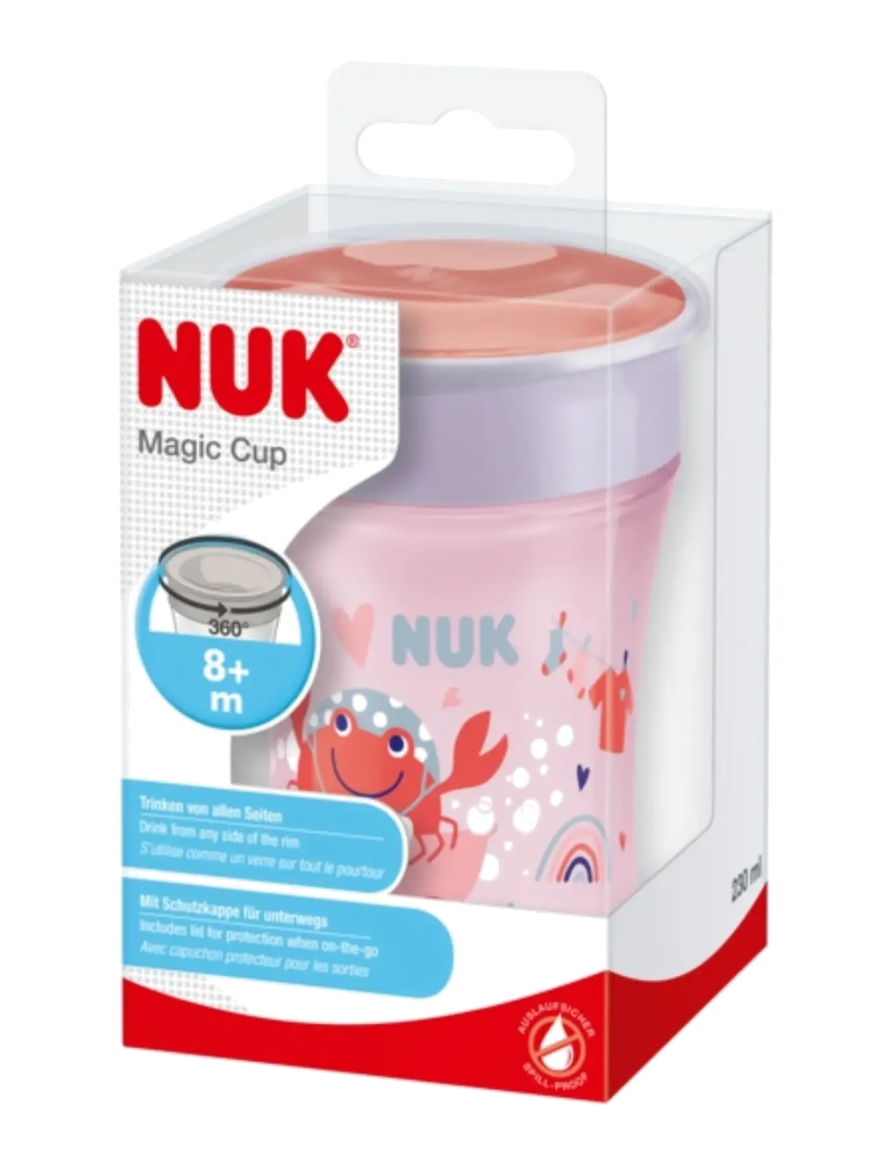 NUK - Evolution Magic Cup, Red - tudkopper - red - 1