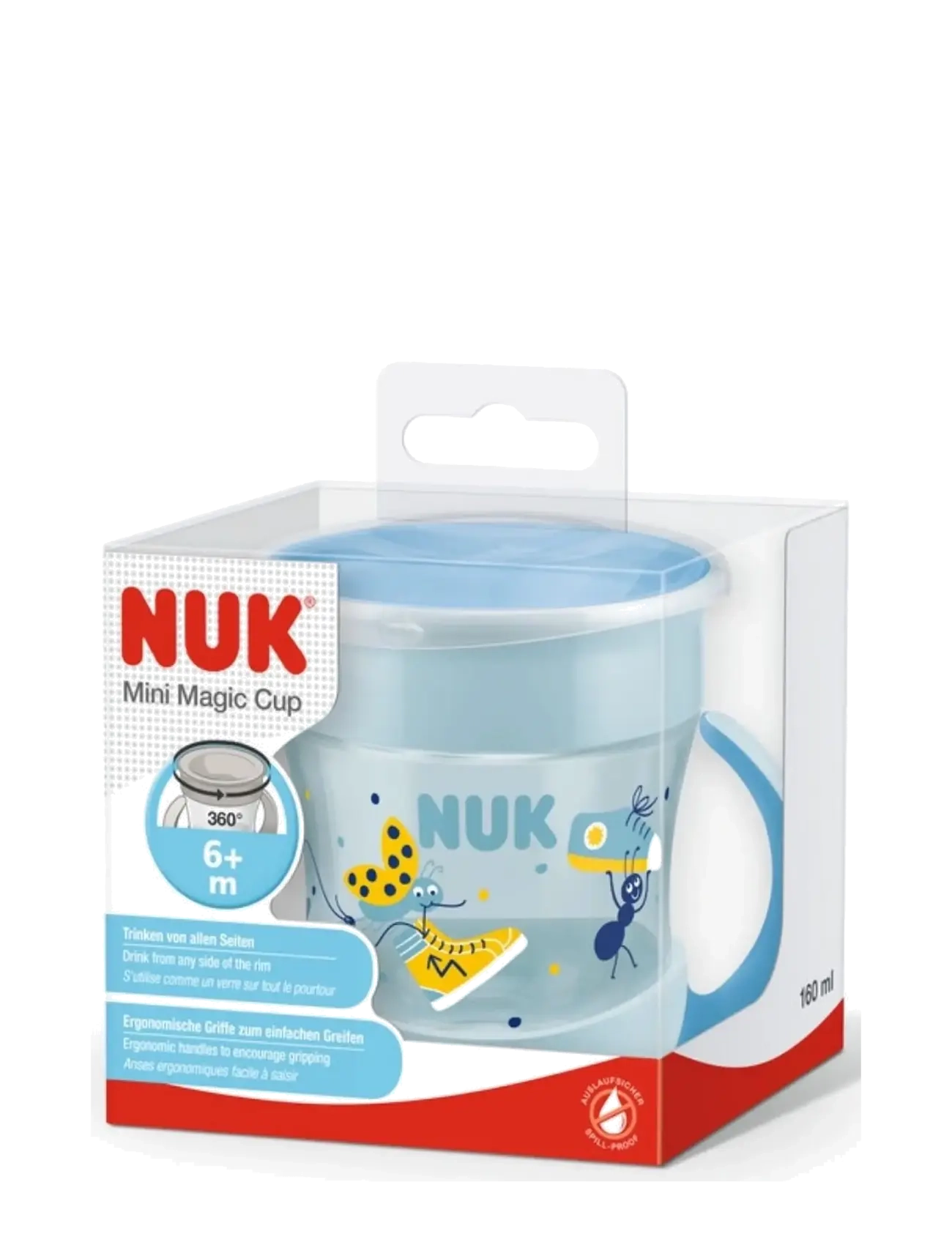 NUK - Evolution Mini Magic Cup, Blue - tudkopper - blue - 1