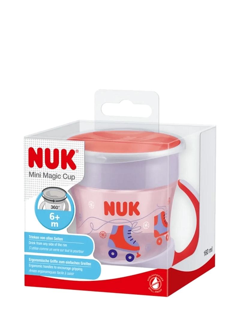 NUK - Evolution Mini Magic Cup, Red - tudkopper - red - 1