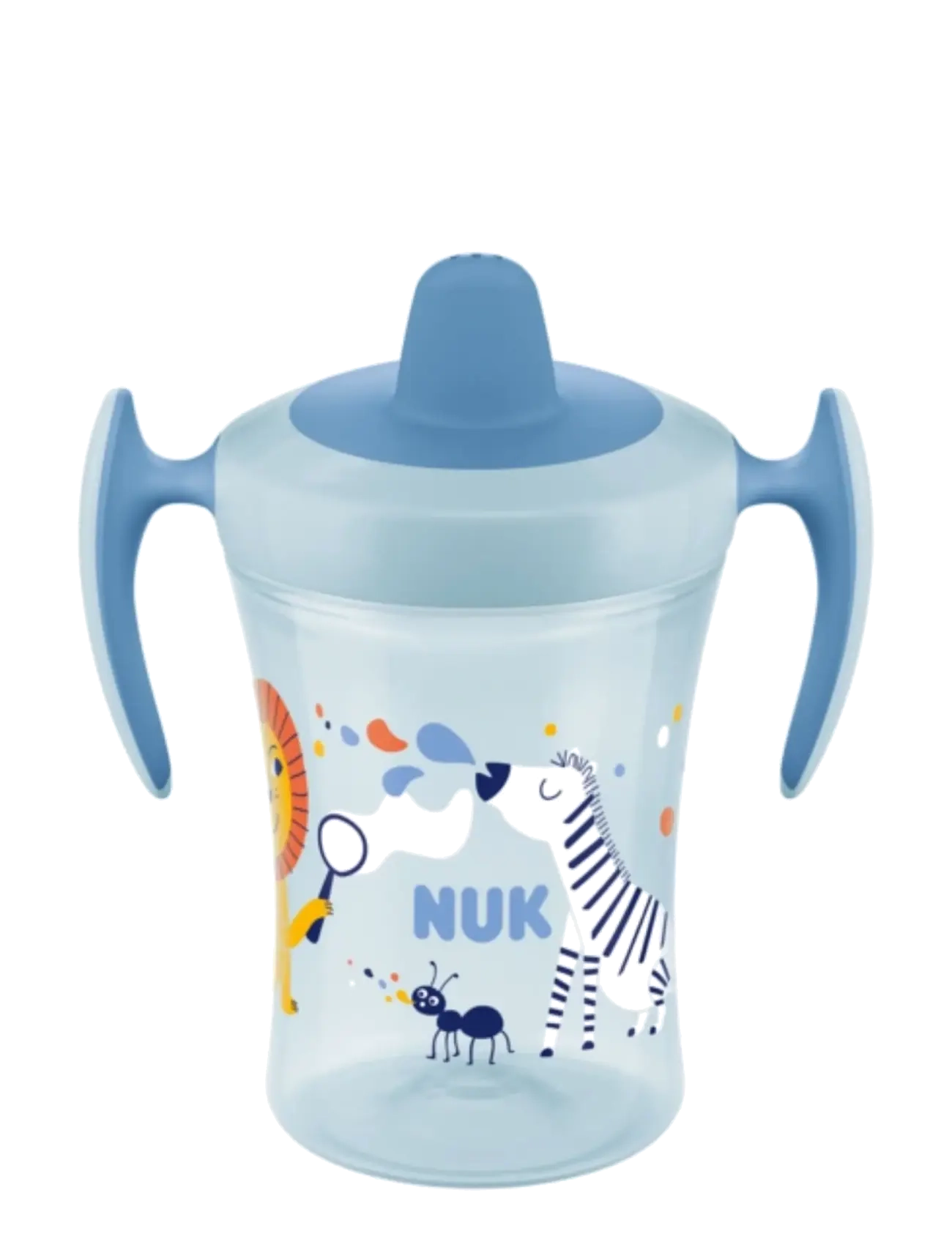 NUK Evolution Trainer Cup, Blue, 230 ml, Baby Feeding, Blau - Sippy Cups, Kinder
