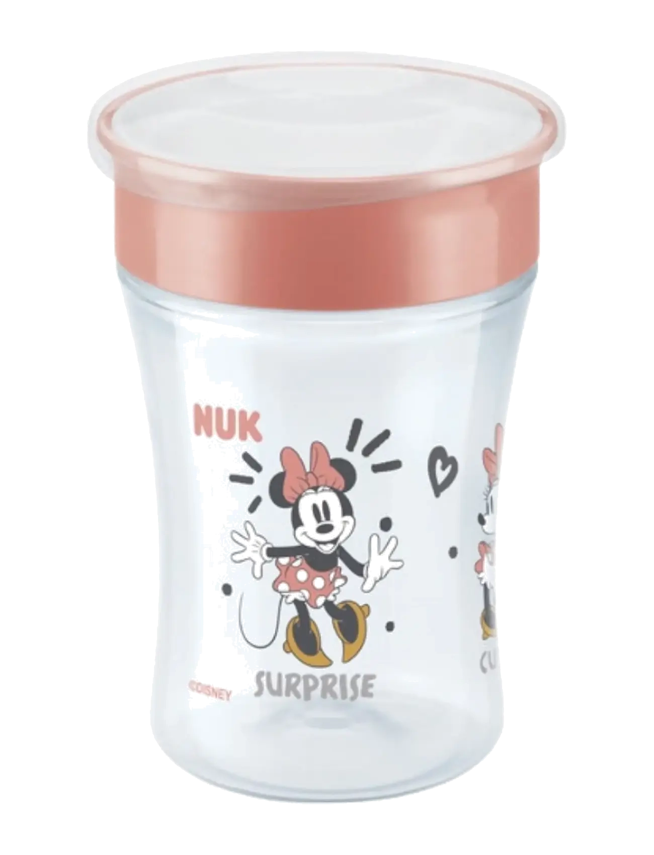 NUK Magic Cup Mickey, Red, 230 ml, Pink, Fodring Af Baby > Suttekopper, Børn