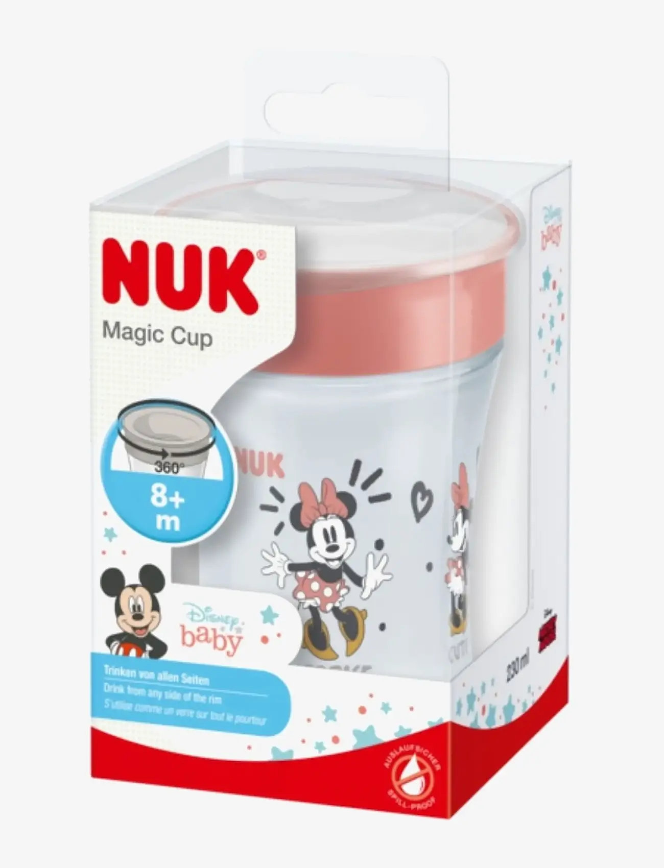 NUK - Magic Cup Mickey, Red - schnabeltassen - red - 1