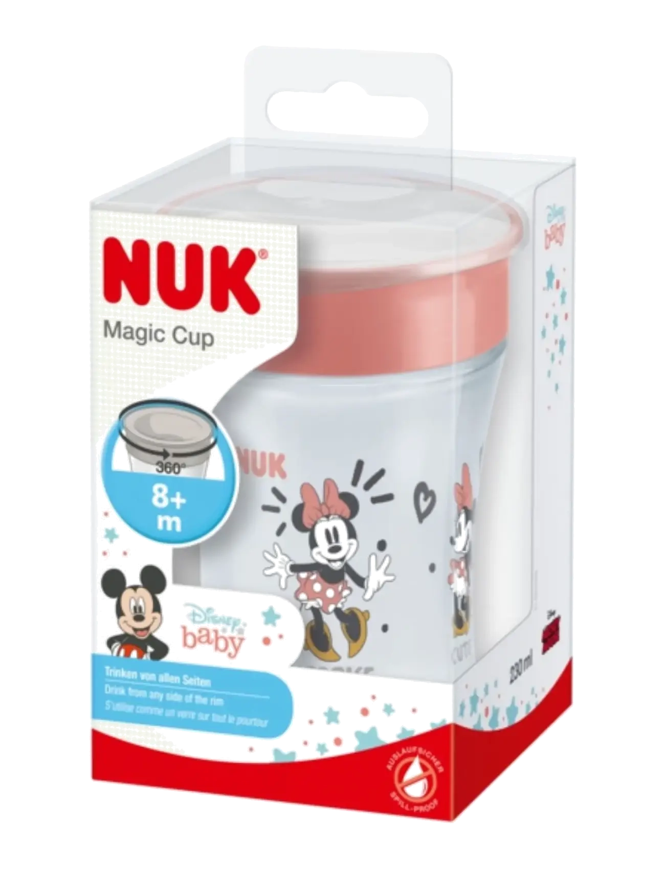NUK - Magic Cup Mickey, Red - tudkopper - red - 1