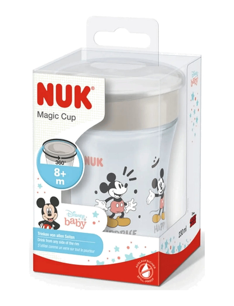 NUK - Magic Cup Mickey, Grey - schnabeltassen - grey - 1