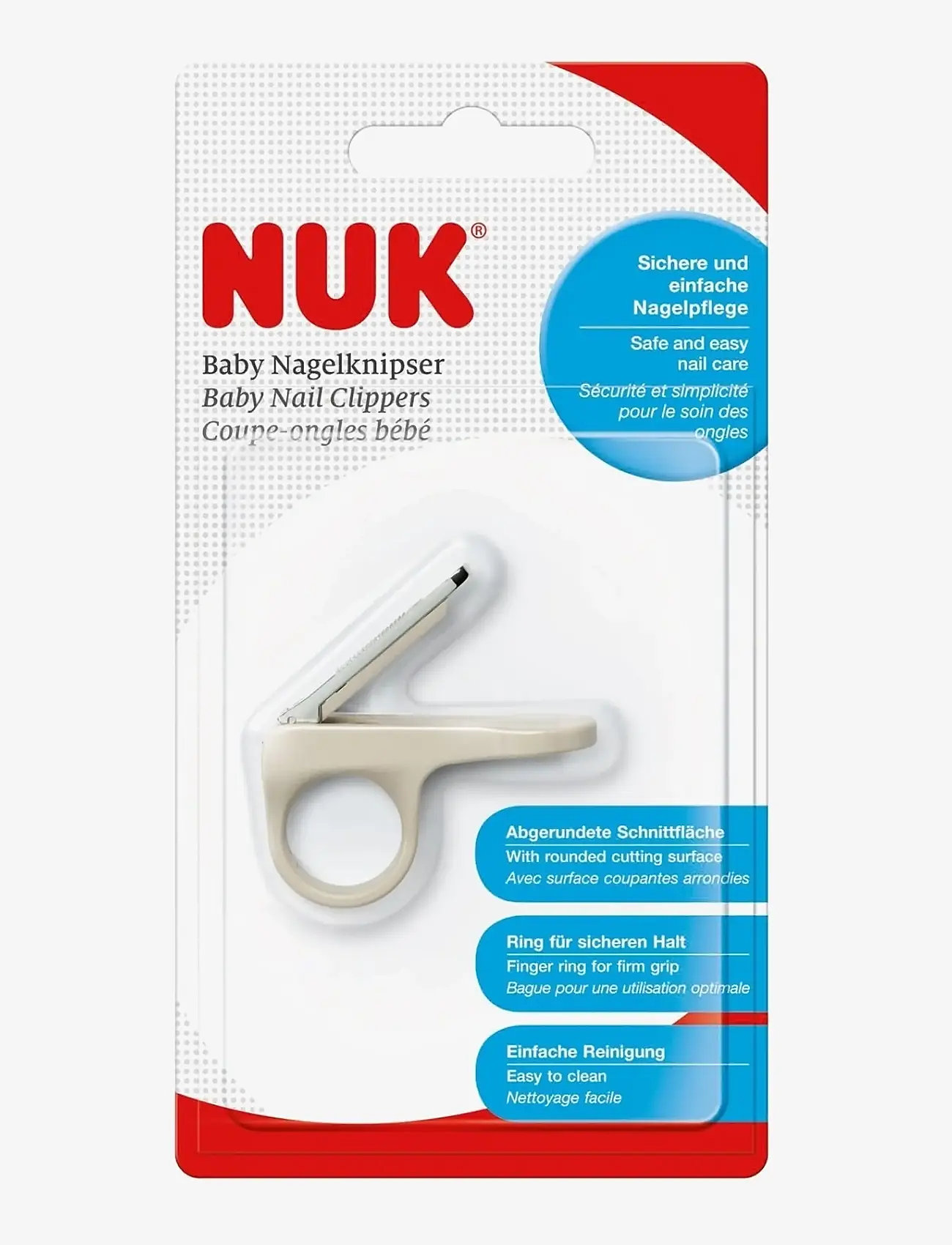 NUK - Baby Nail Clipper - nail scissors & files - beige - 1