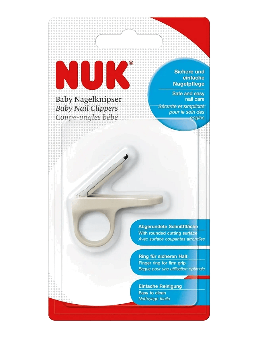 NUK - Baby Nail Clipper - nagelschaartje en vijl - beige - 1