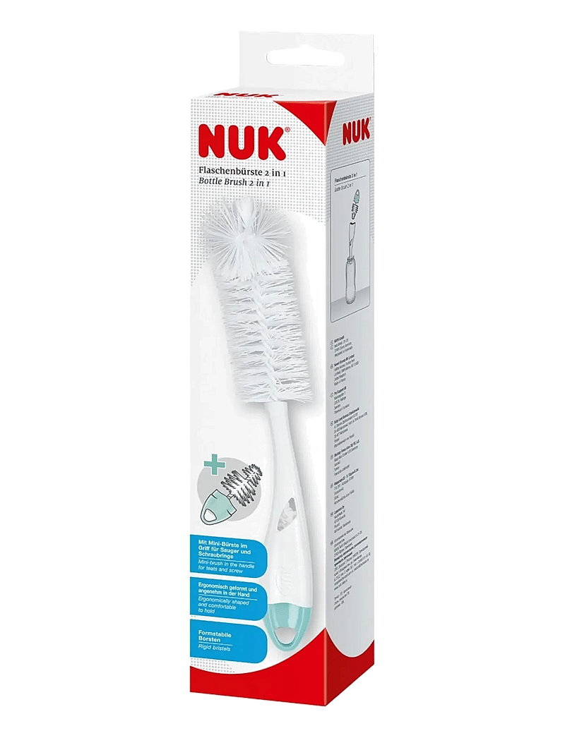 NUK - Bottle Brush 2in1 - accessoires - white - 1