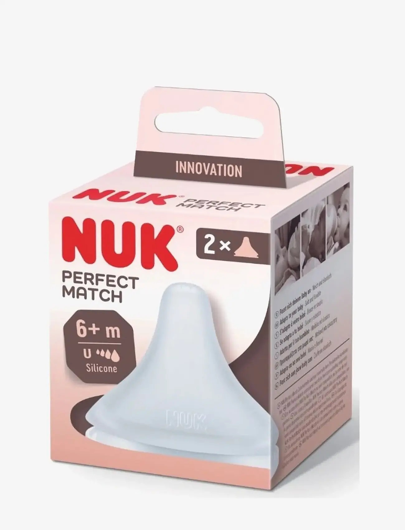 NUK - Perfect Match teat, size U - asusteet - neutral - 1