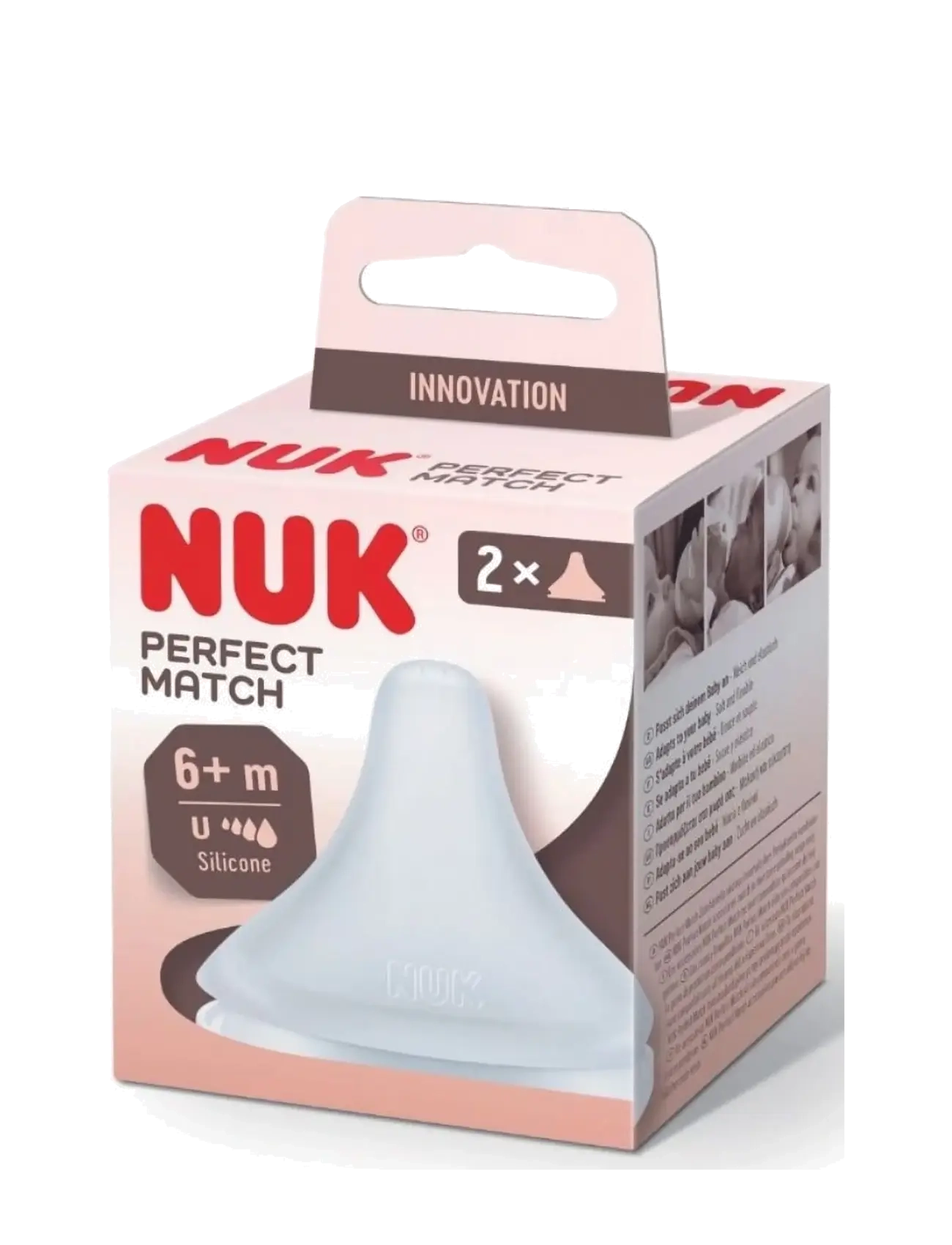 NUK - Perfect Match teat, size U - tillbehör - neutral - 1