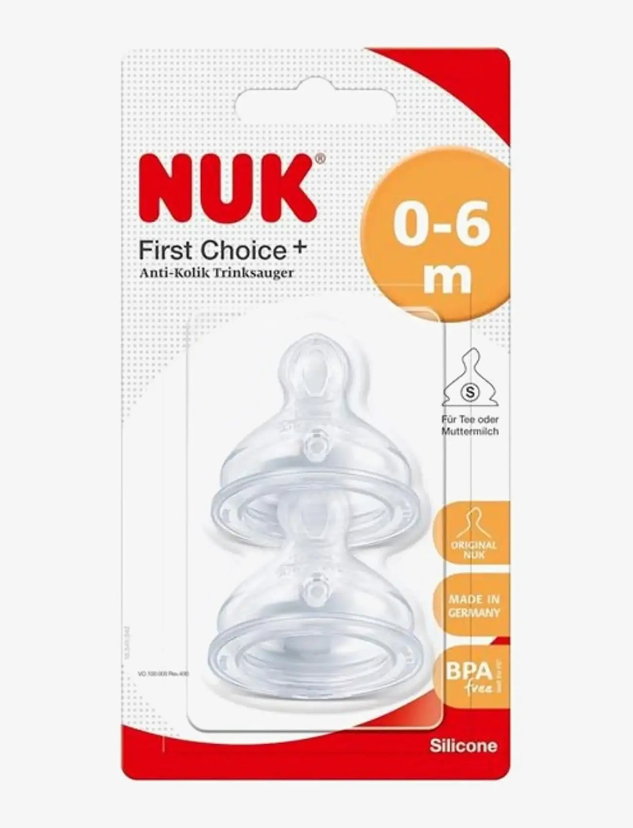 NUK - First Choice+ teat size M, 0-6 months - accessories - neutral - 1