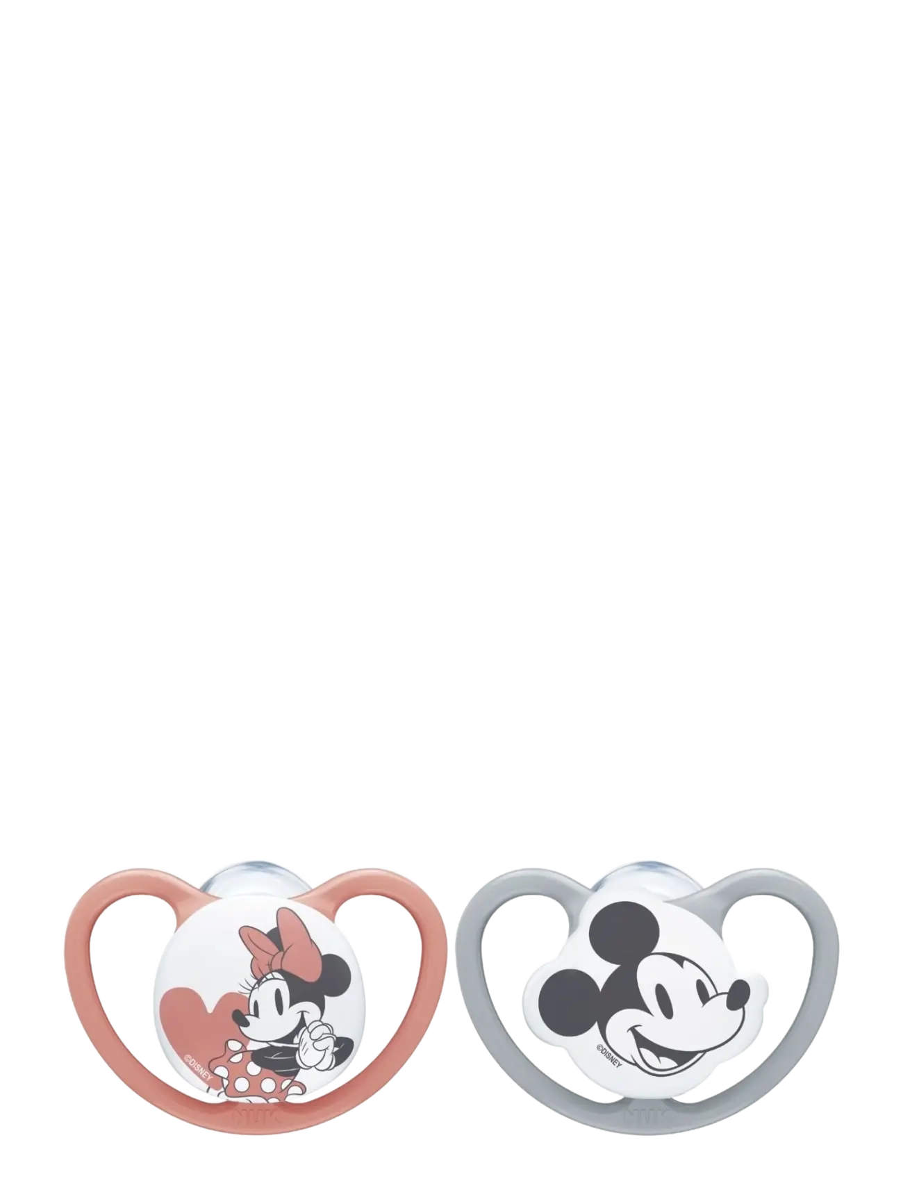 NUK - Space pacifier Mickey Red/Grey, size 0-6 months - lutid - red/grey - 1