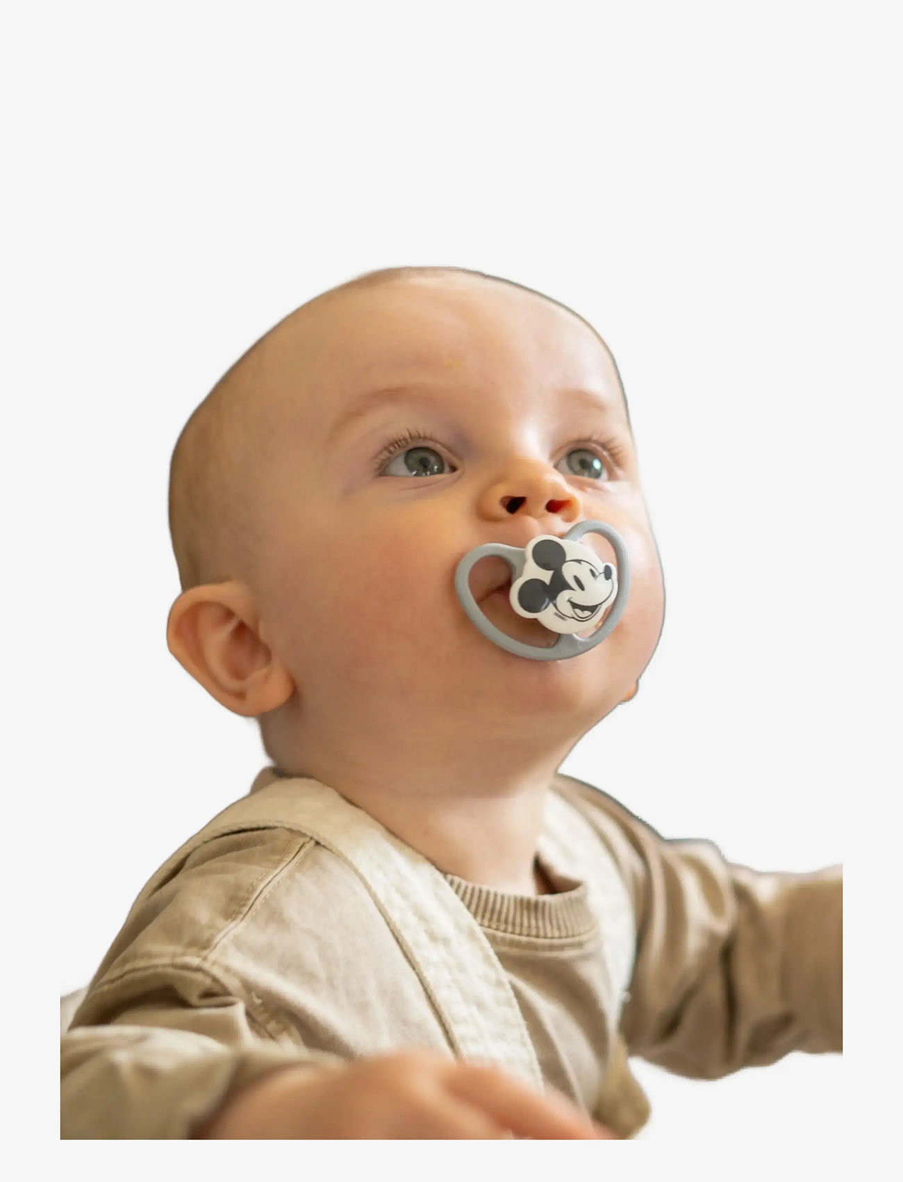 NUK - Space pacifier Mickey Red/Grey, size 0-6 months - schnuller - red/grey - 2