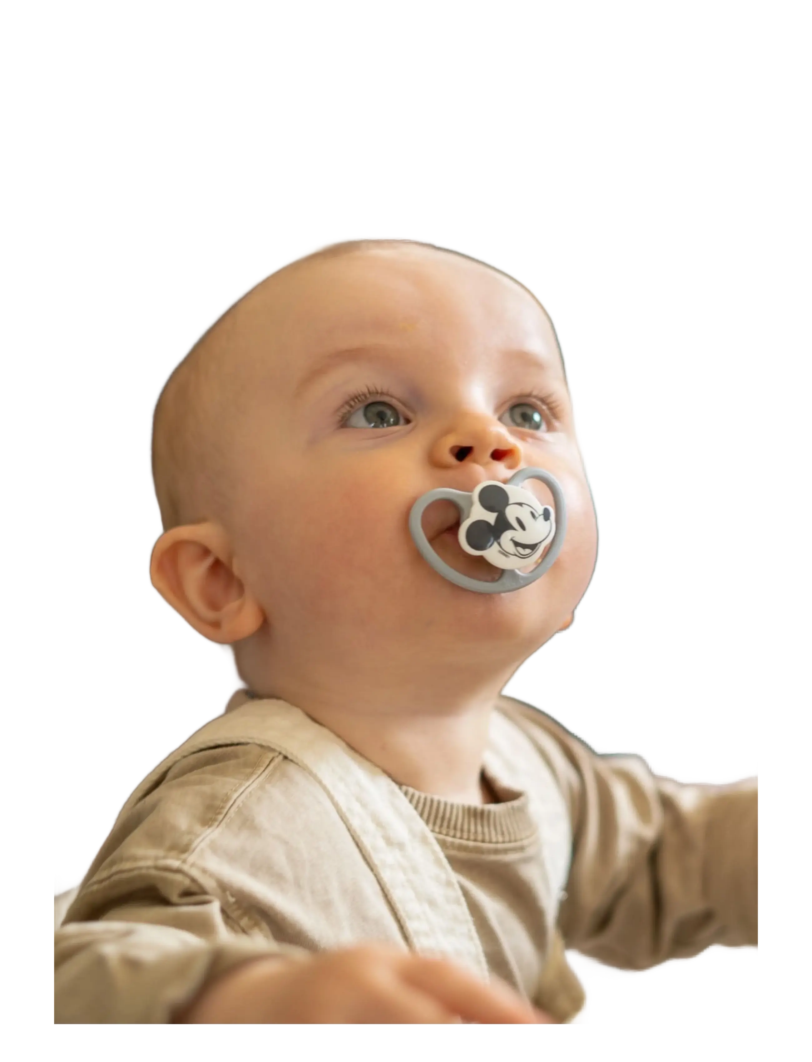 NUK - Space pacifier Mickey Red/Grey, size 0-6 months - lutid - red/grey - 2