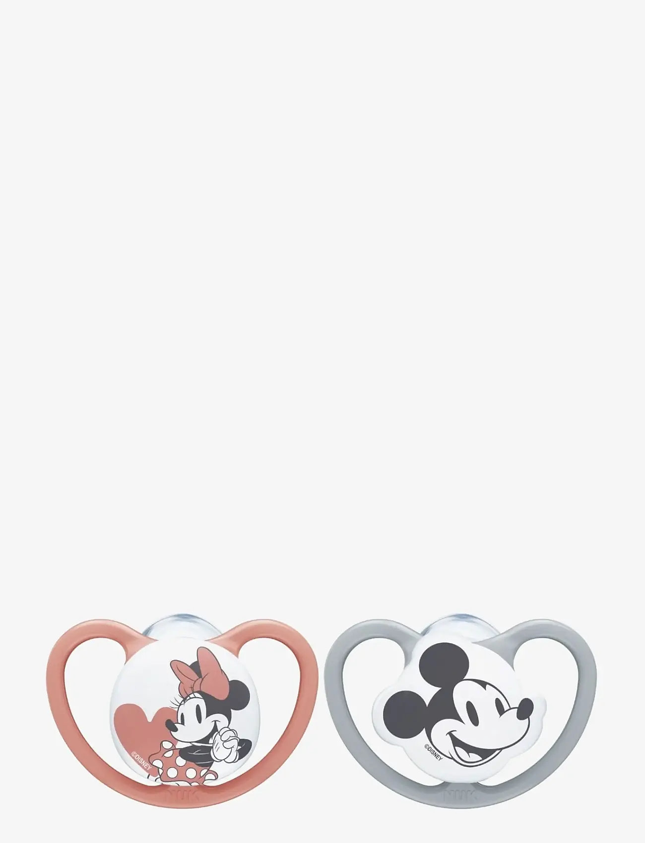 NUK - Space pacifier Mickey Red/Grey, size 6-18 months - schnuller - red/grey - 0