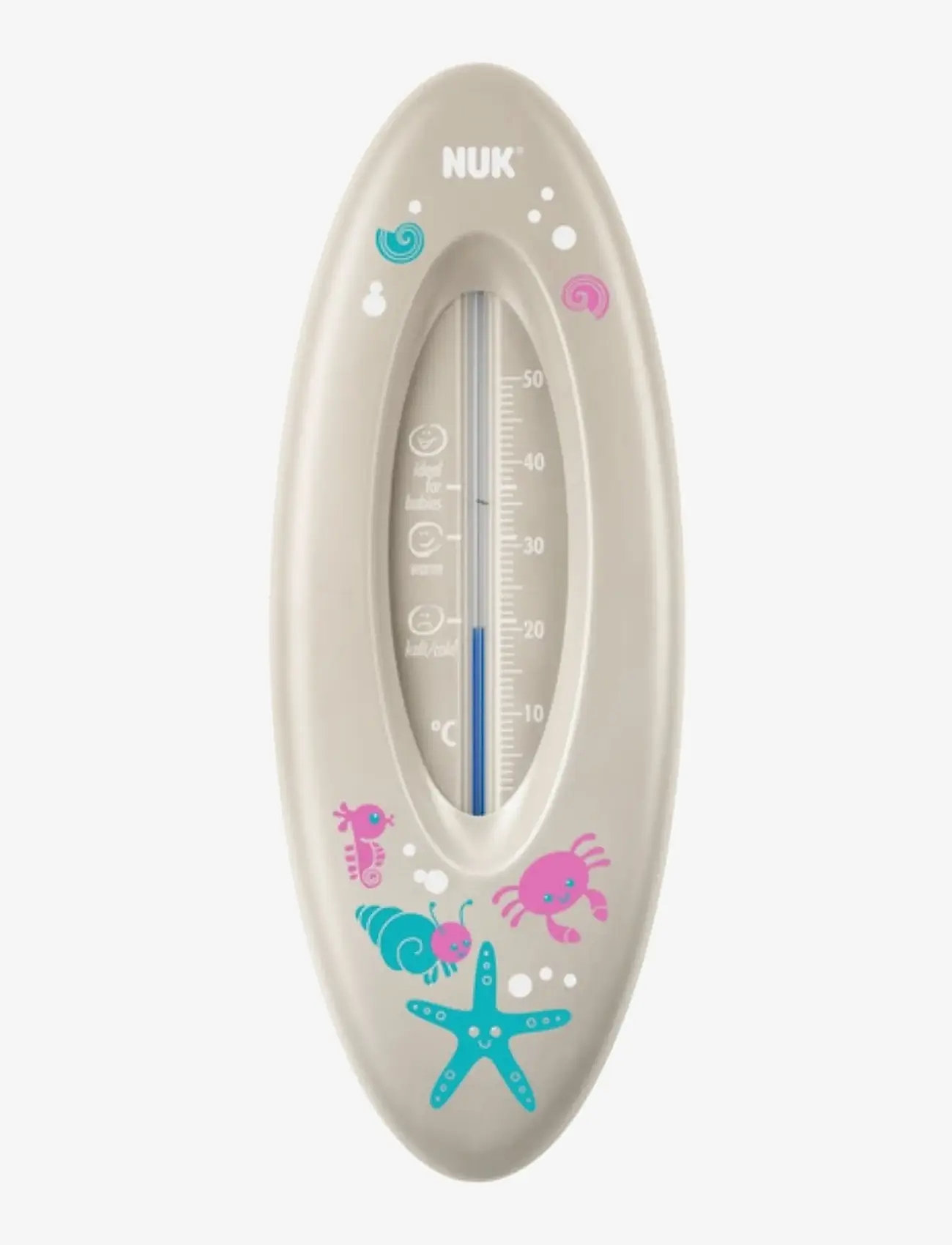 NUK - Bath Thermometer, Grey - badekar og tilbehør - grey - 0