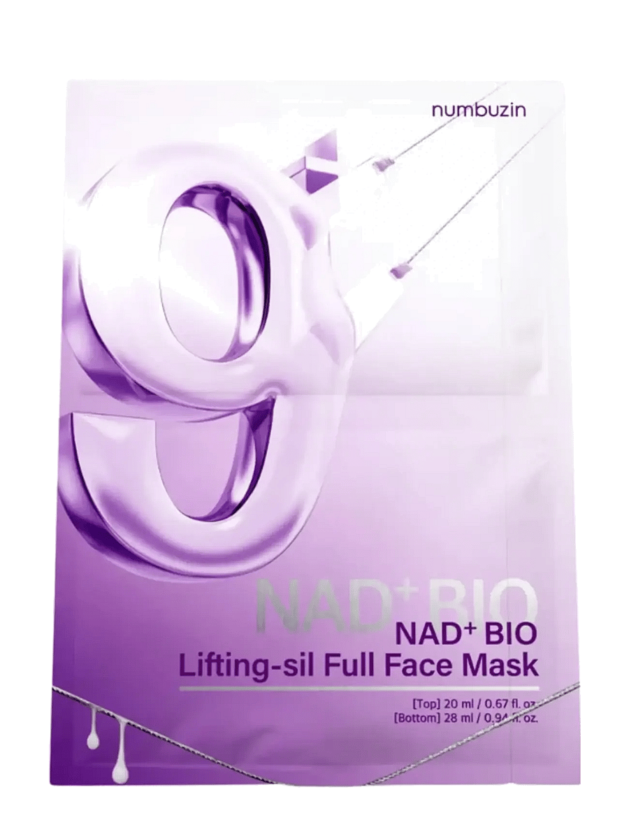 Numbuzin - No.9 NAD Bio Lifting Full Cover Facial Mask - sheet masks - clear - 1