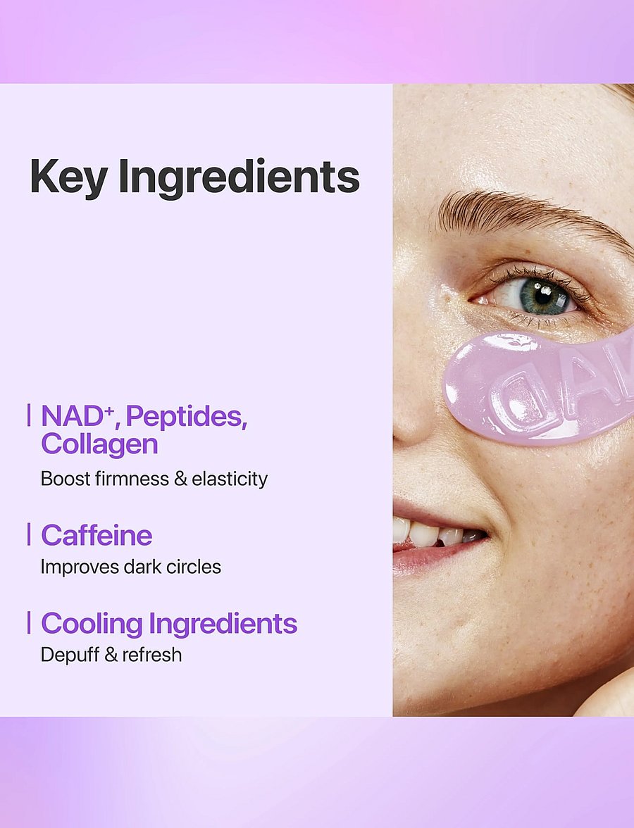 Numbuzin - No.9 NAD Under Eye Patches - Øjenmasker - clear - 3