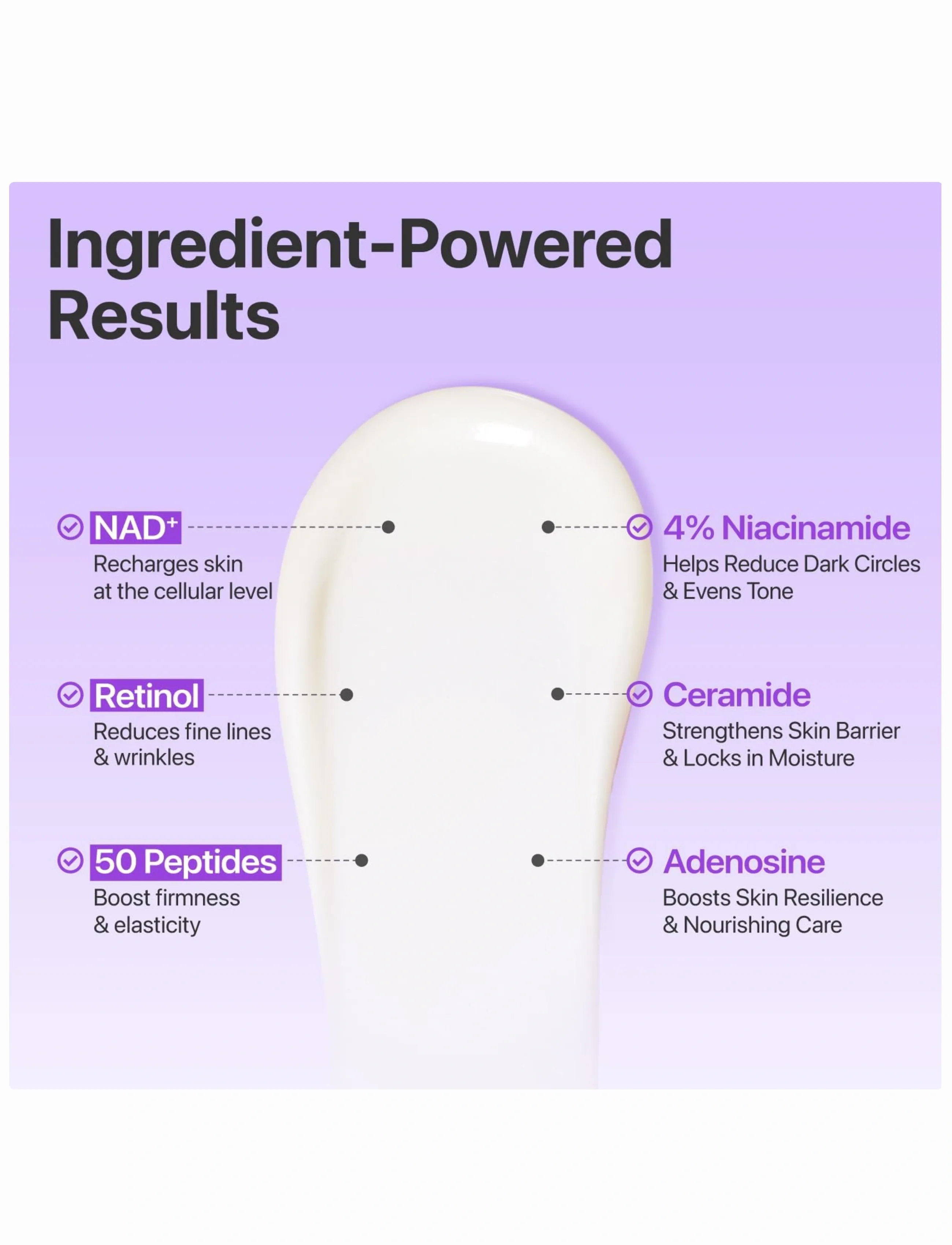 Numbuzin - No.9 NAD+ Retinol Volumetox Eye Cream - Øjencremer - clear - 4